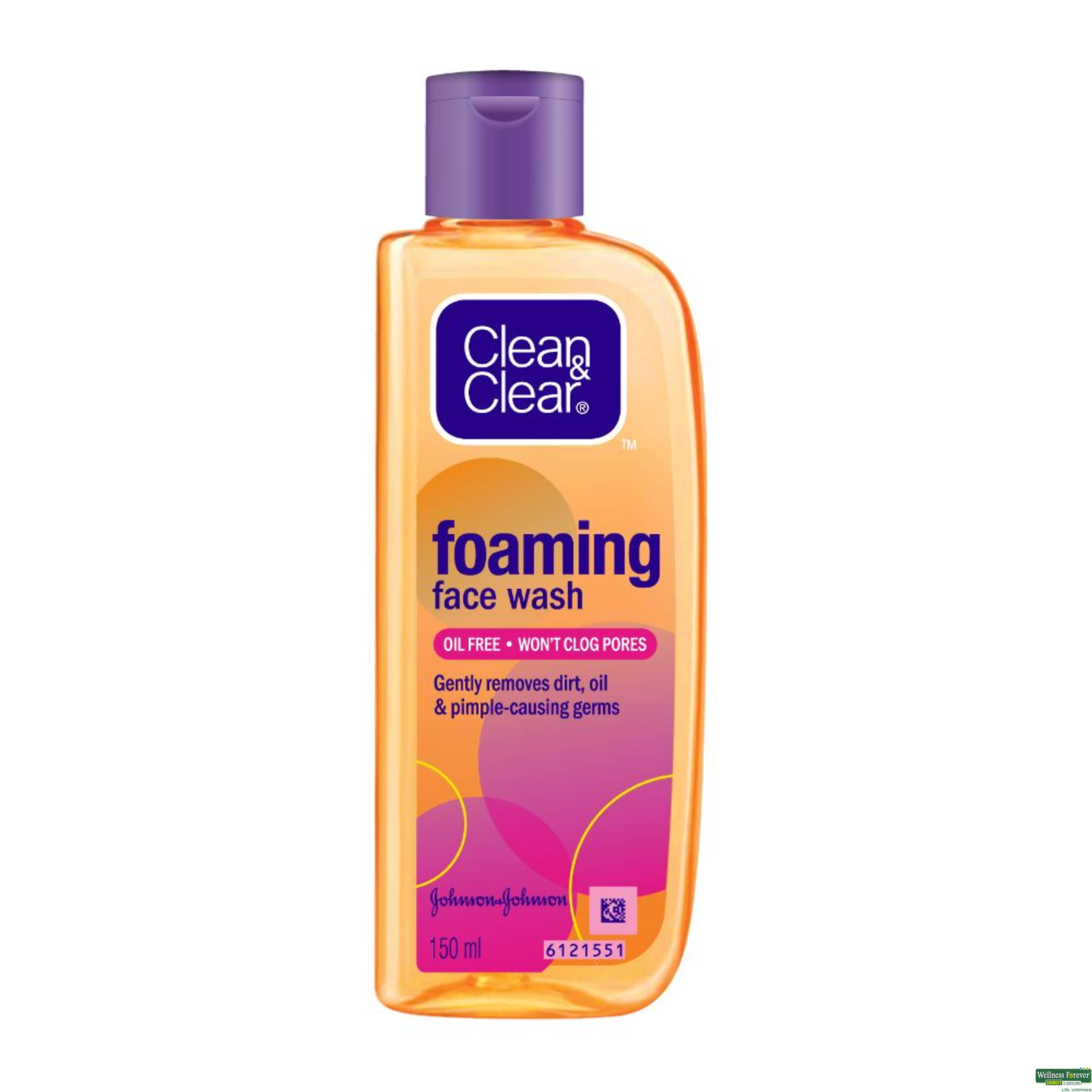 Clean & Clear Foaming Face Wash, 150 ml-image