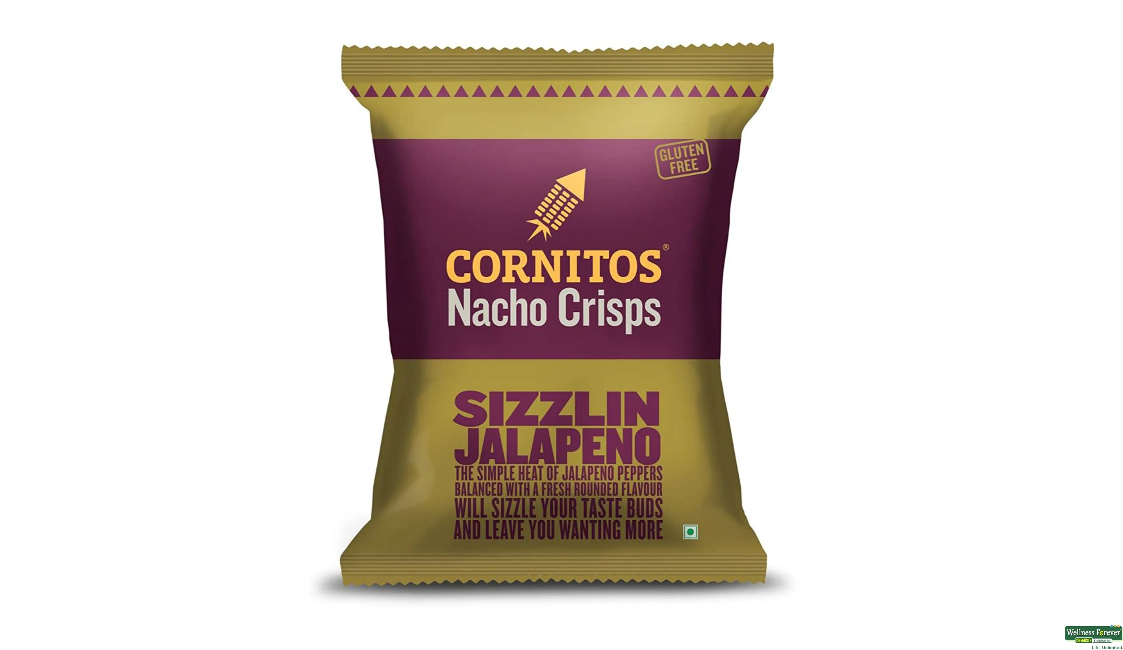 CORNITOS NACHO CHIPS JALAPENO 140GM- 1, 140GM, 