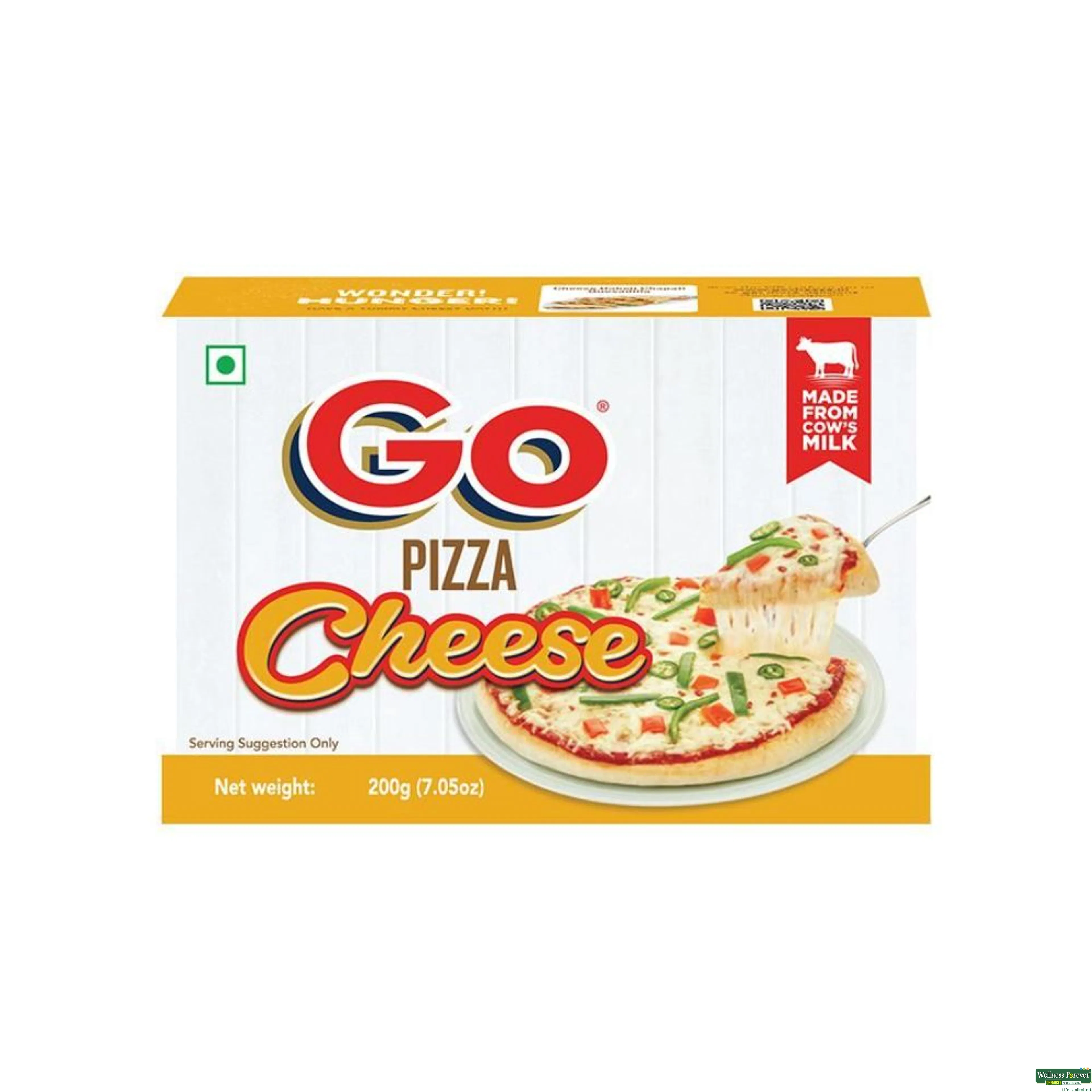 GO CHEESE PIZZA 200GM-image