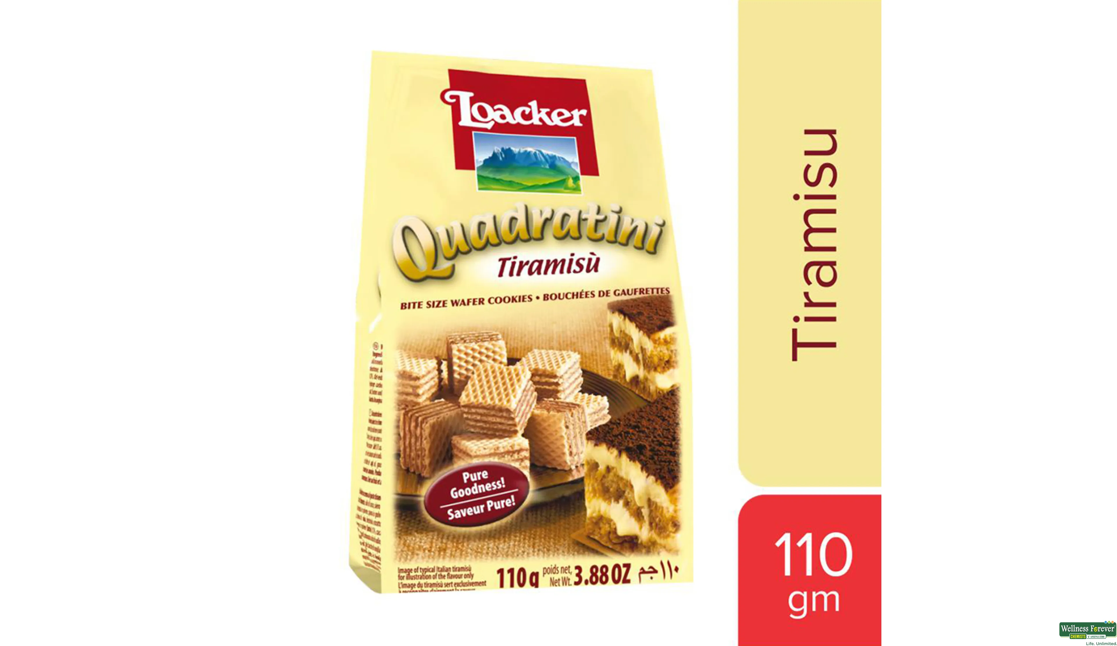 LOACKER BISC TIRAMISU 110GM- 1, 110GM, 