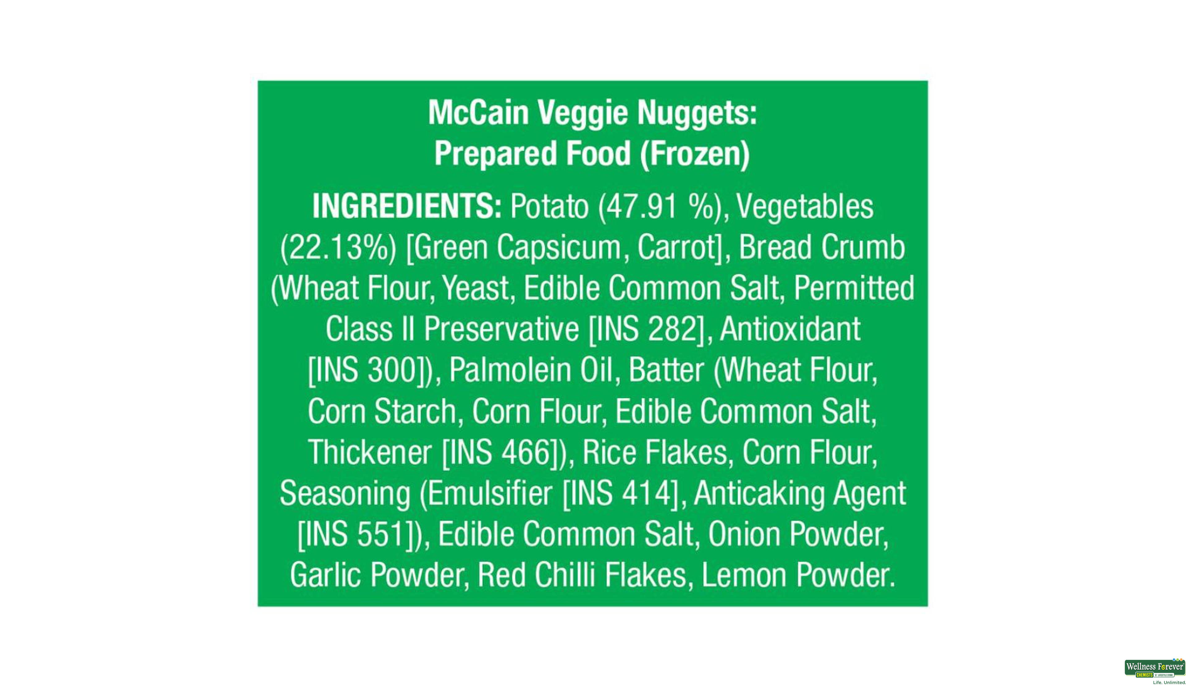 MCCAIN NUGGETS TANDOORI 325GM- 3, 325GM, 