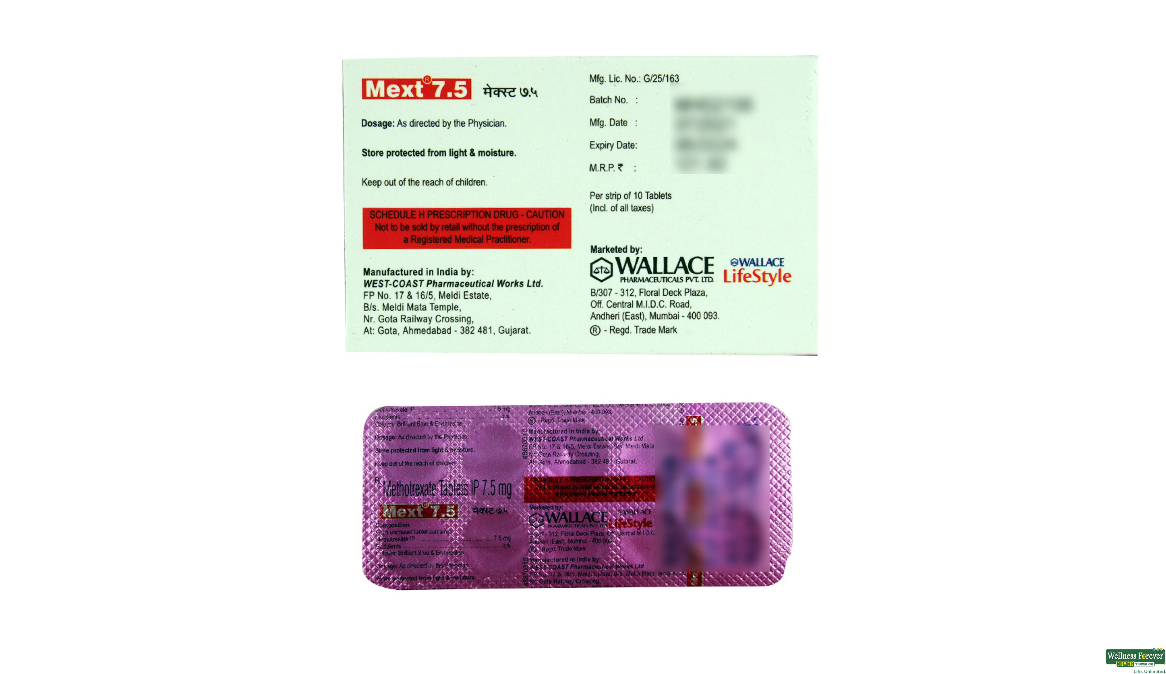 MEXT 7.5MG 10TAB- 2, 10TAB, 