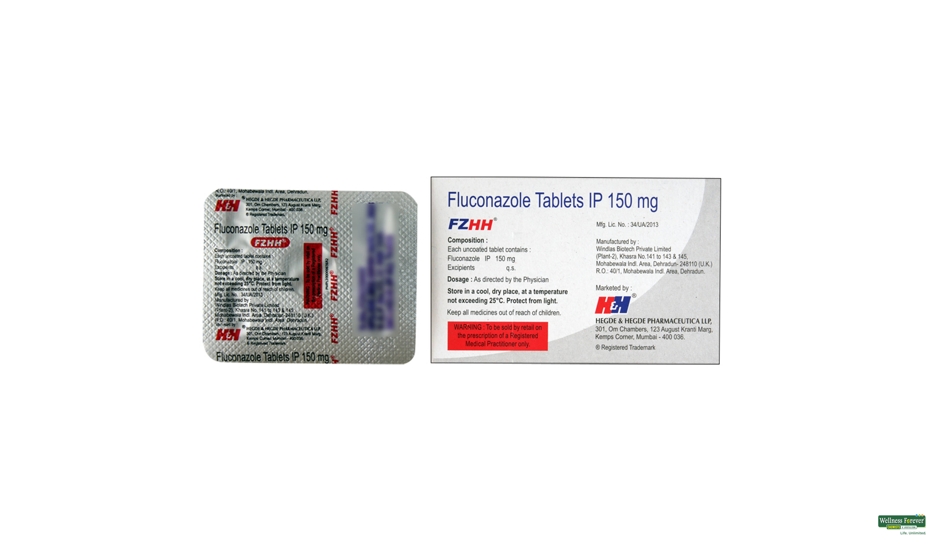 FZHH 150MG 1TAB- 2, 1TAB, 