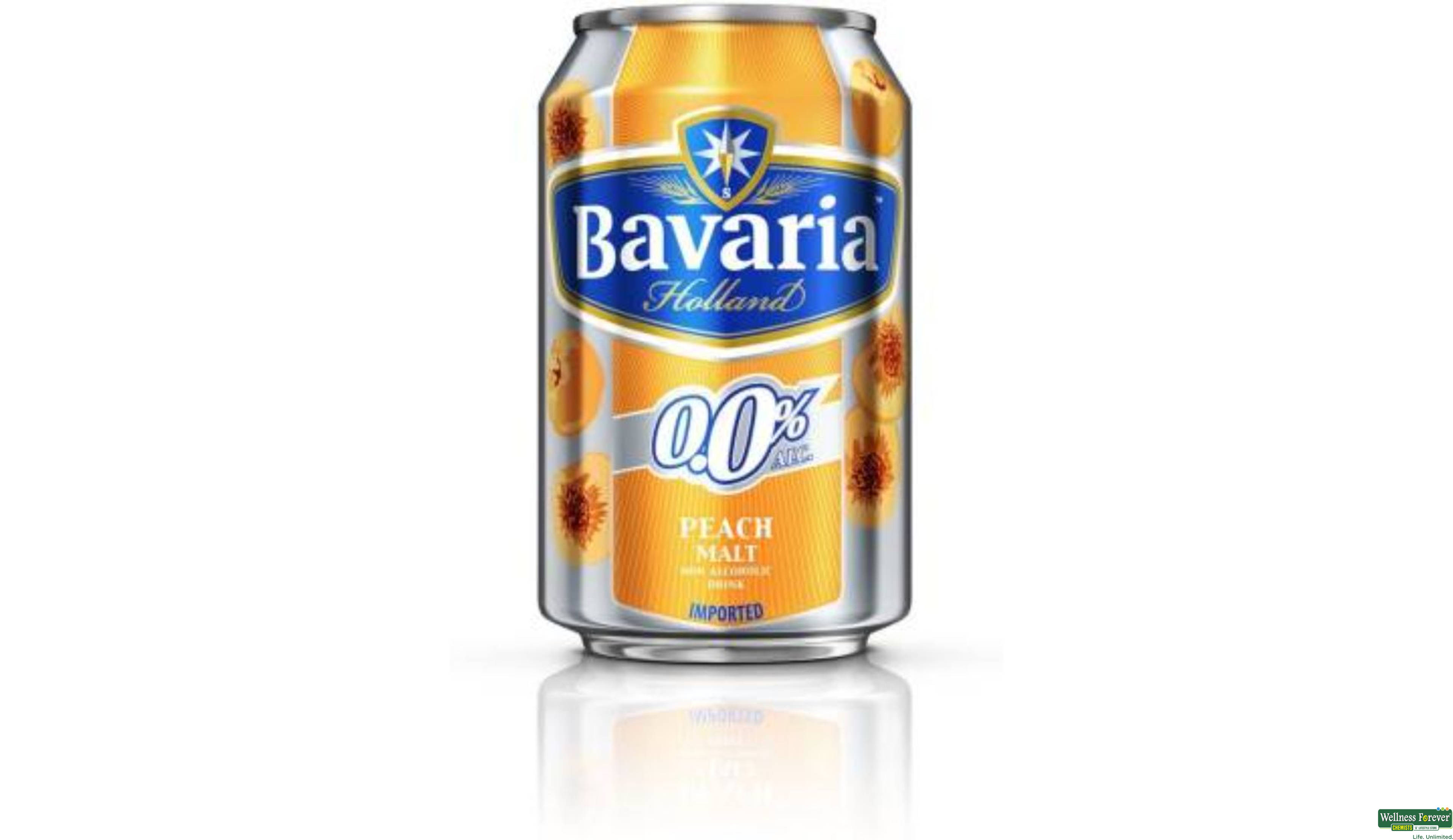 BAVARIA DRINK MALT PEACH 330ML- 1, 330ML, 