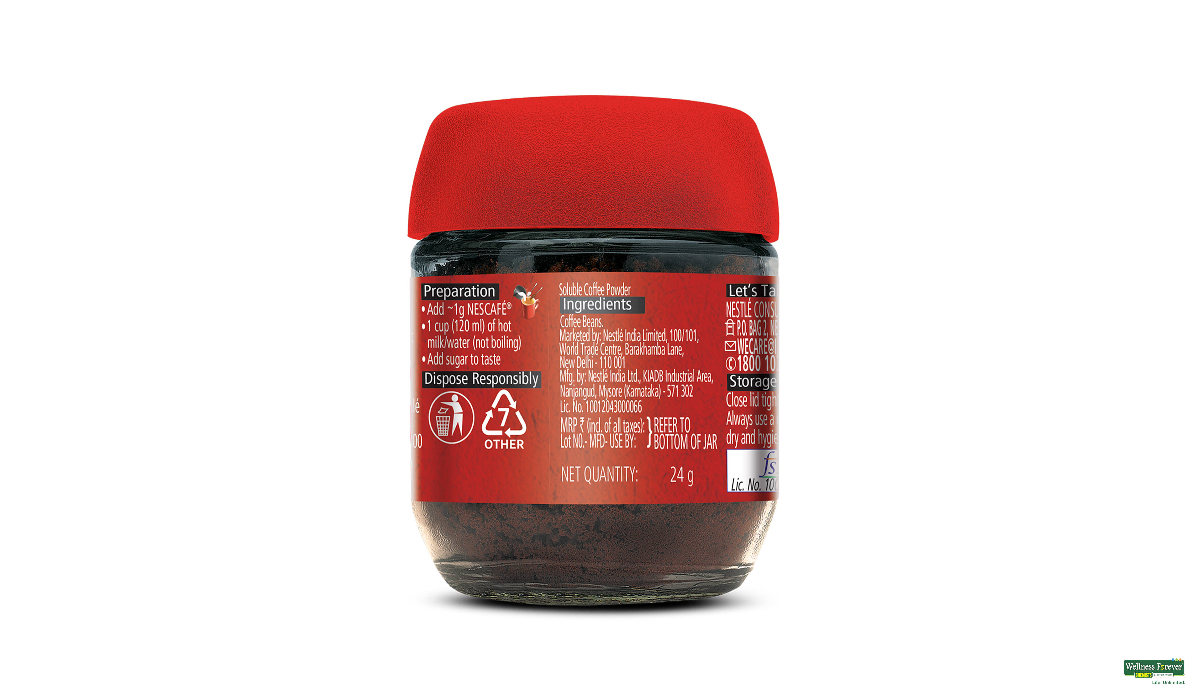 NESCAFE COFFEE CLASSIC JAR 24GM- 2, 24GM, 