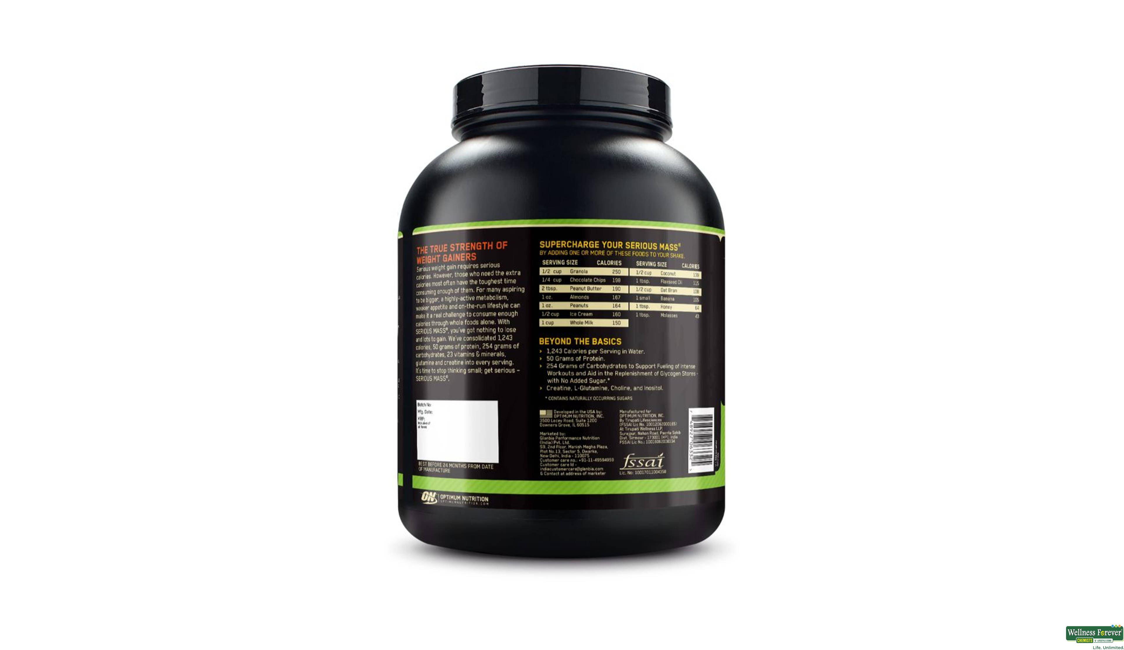 ON SERIOUS MASS CHOC 6LBS- 3, 6LBS, 