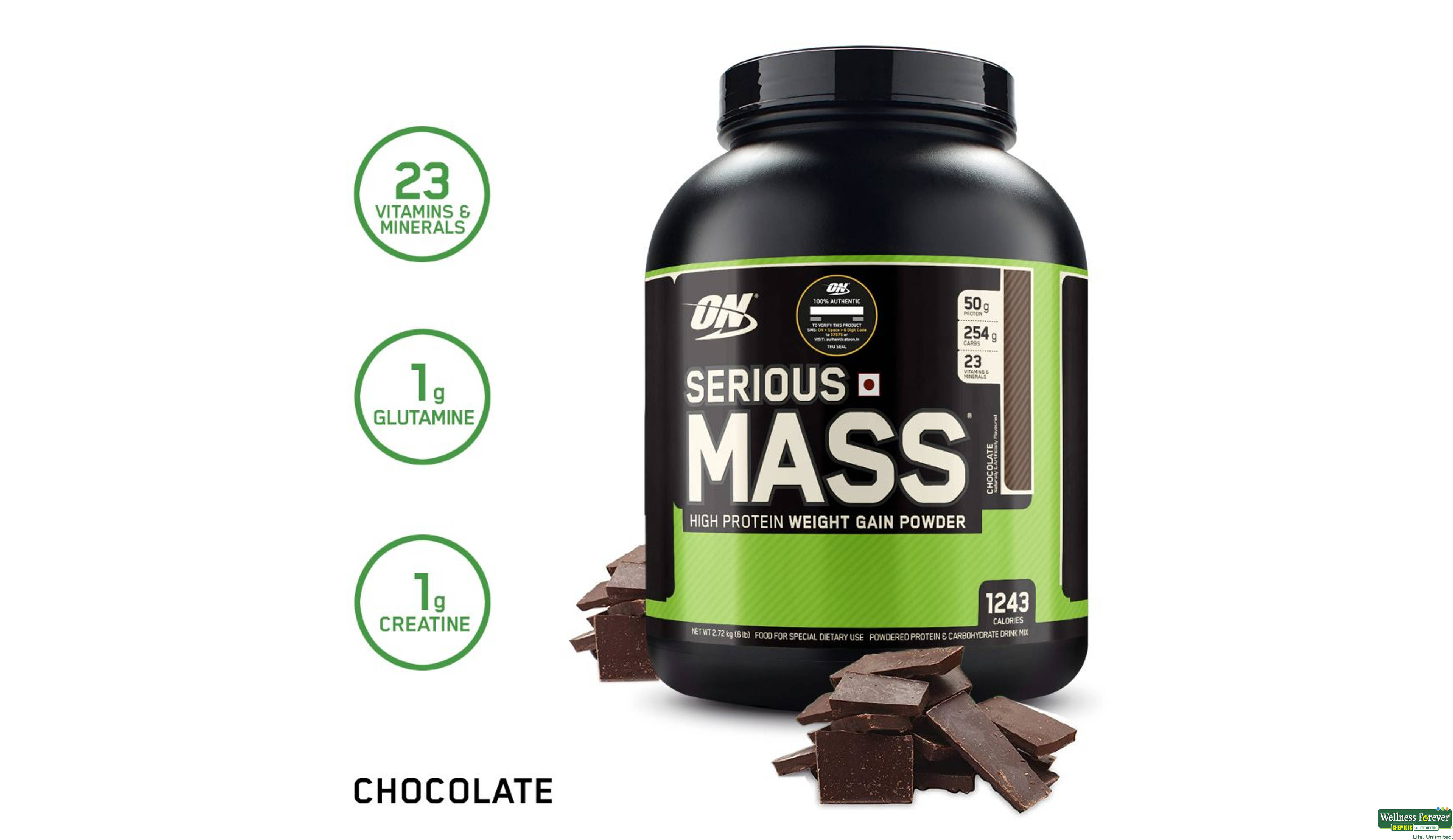 ON SERIOUS MASS CHOC 6LBS- 7, 6LBS, 
