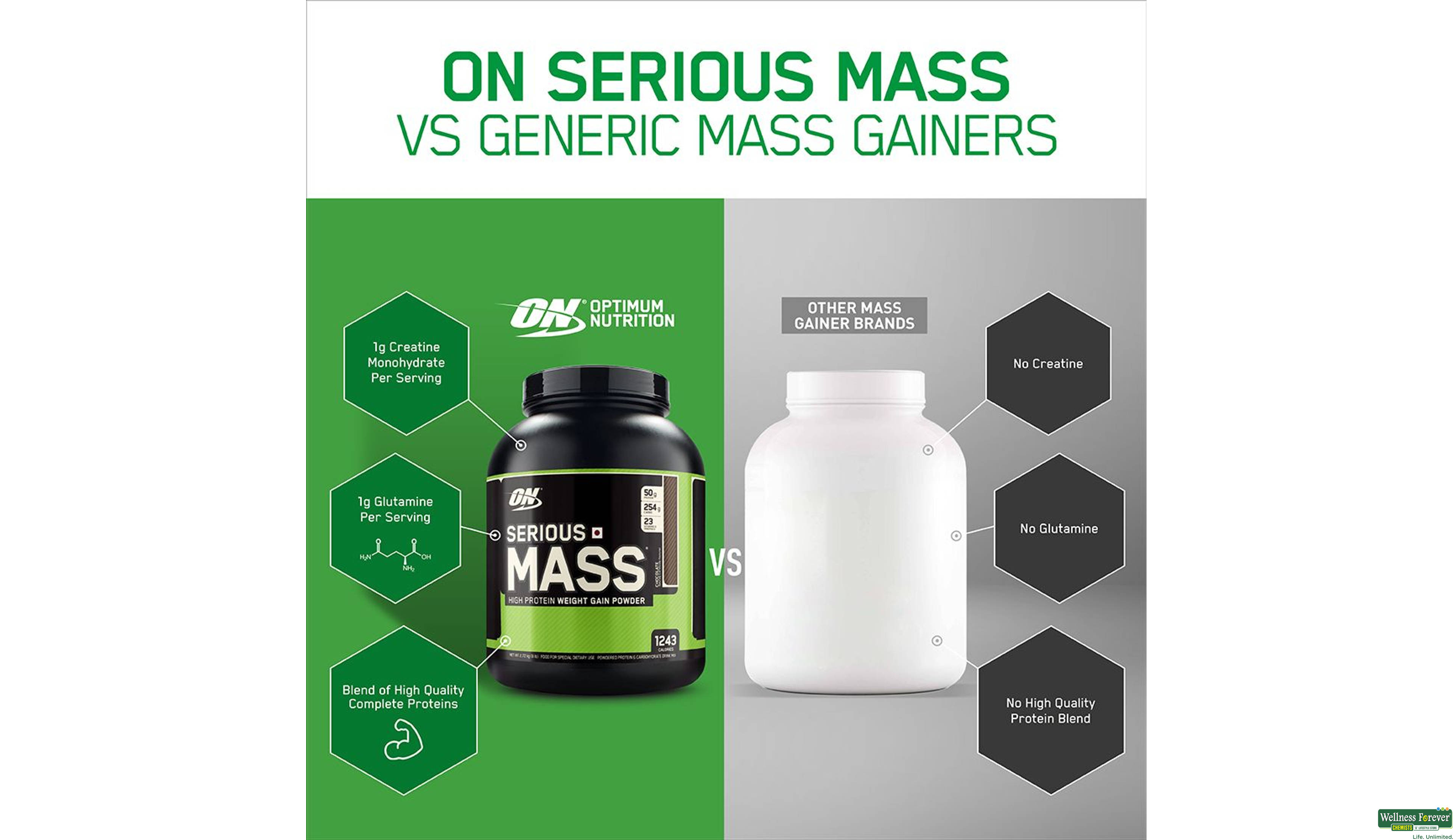 ON SERIOUS MASS CHOC 6LBS- 8, 6LBS, 