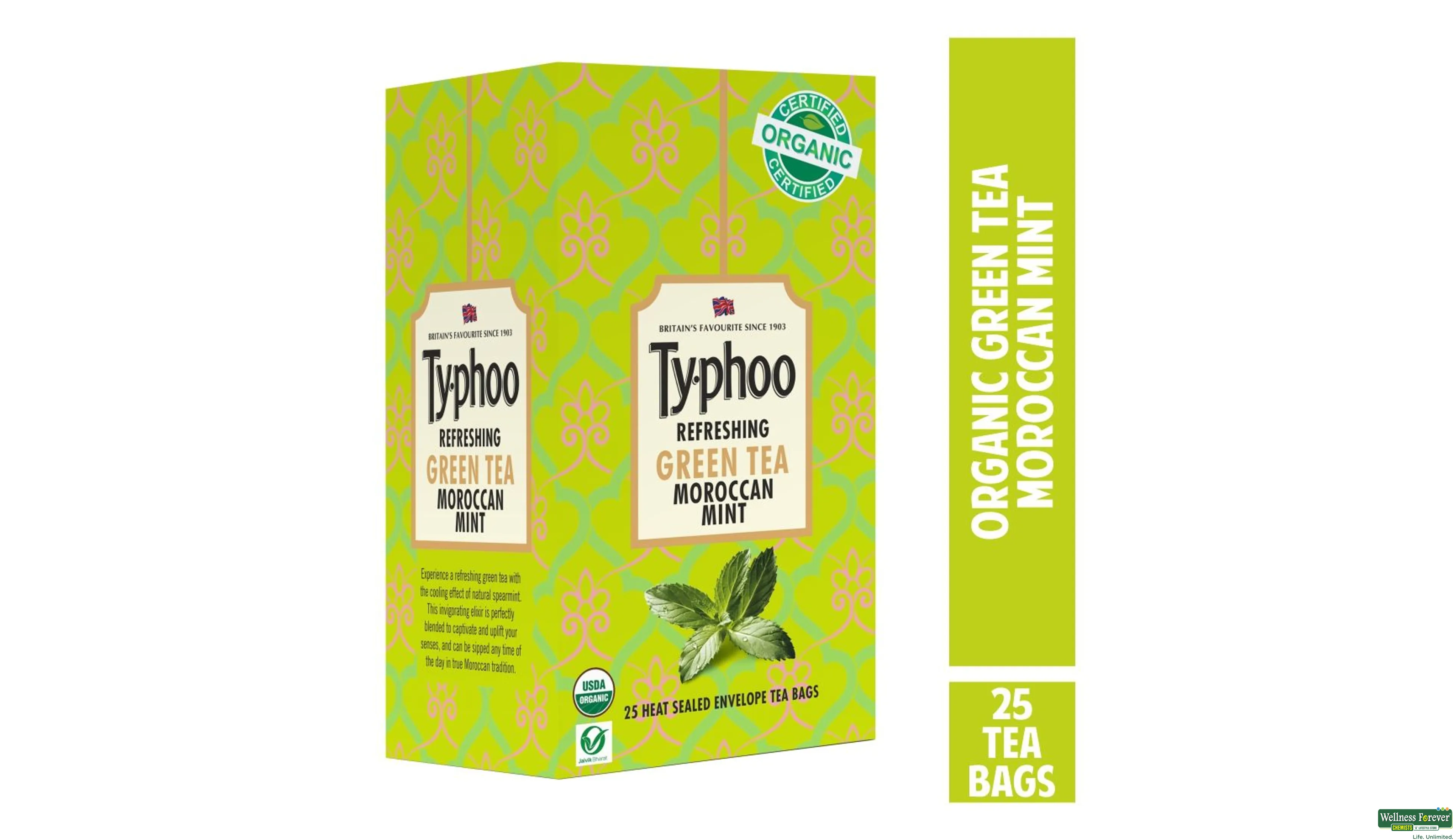 TY-PHOO GR/TEA MOROCCAN 25BAGS- 1, 25BAGS, null