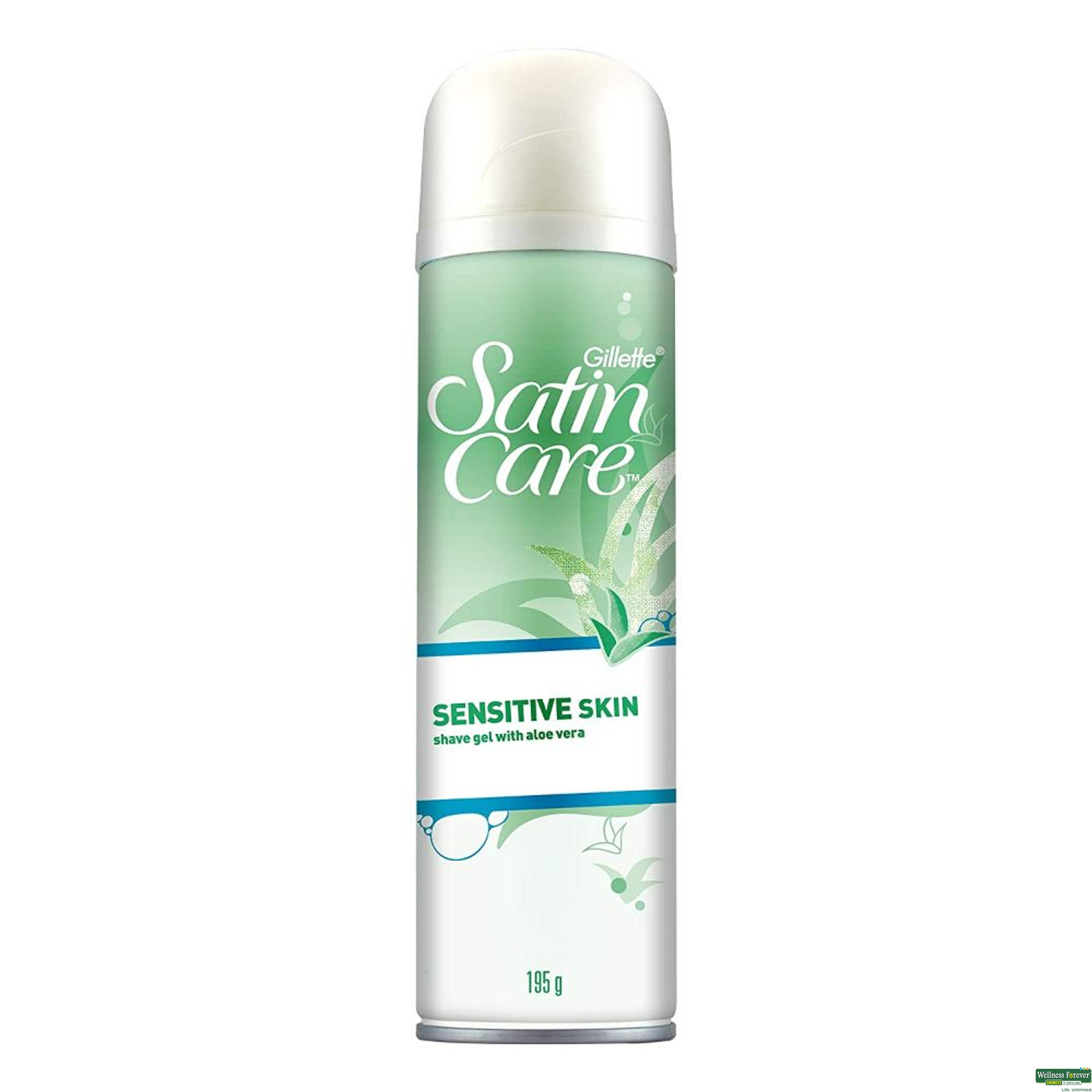 GILL SH/GEL SATIN CARE SENSITIVE 195ML-image