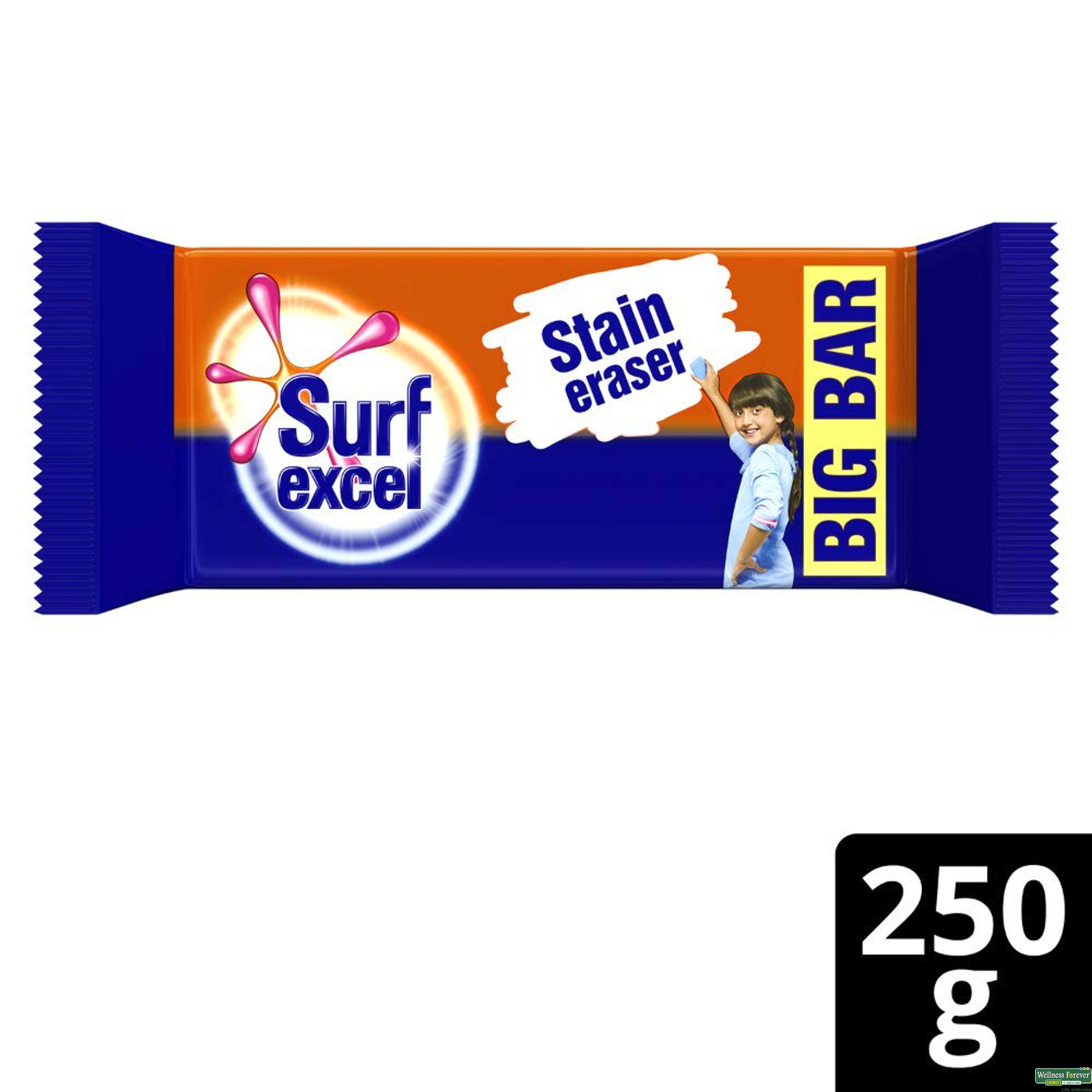 Surf Excel Detergent Bar, 250 g-image