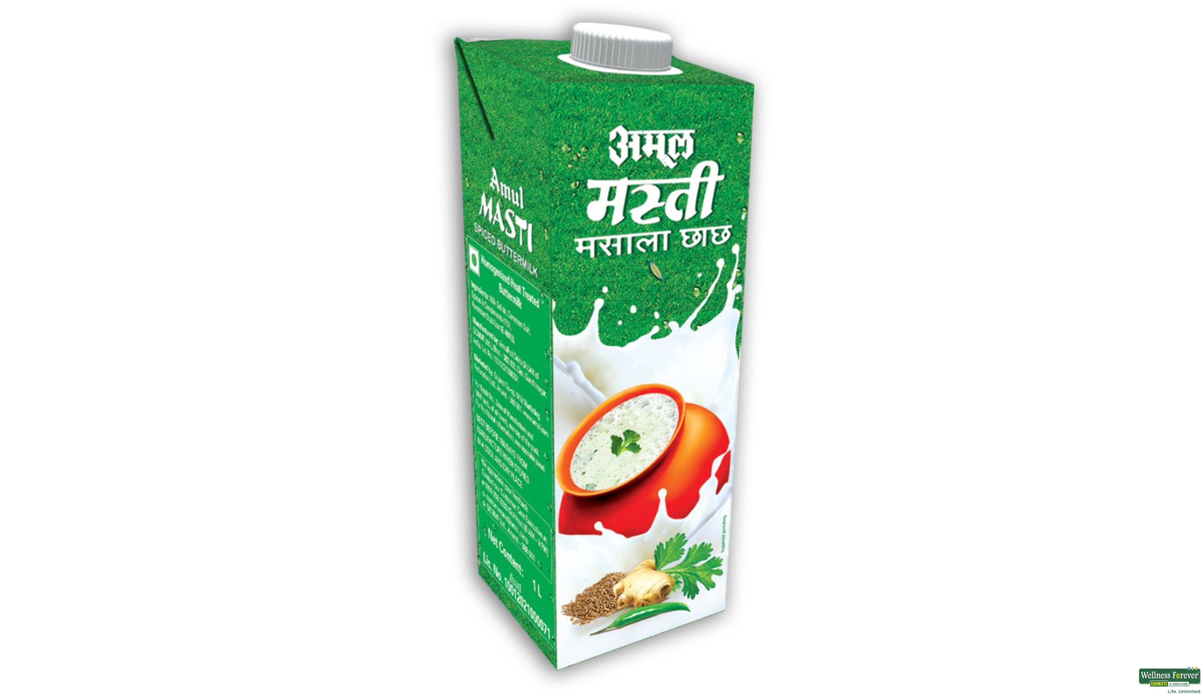 AMUL BTR/MILK 1LTR- 1, 1LTR, 