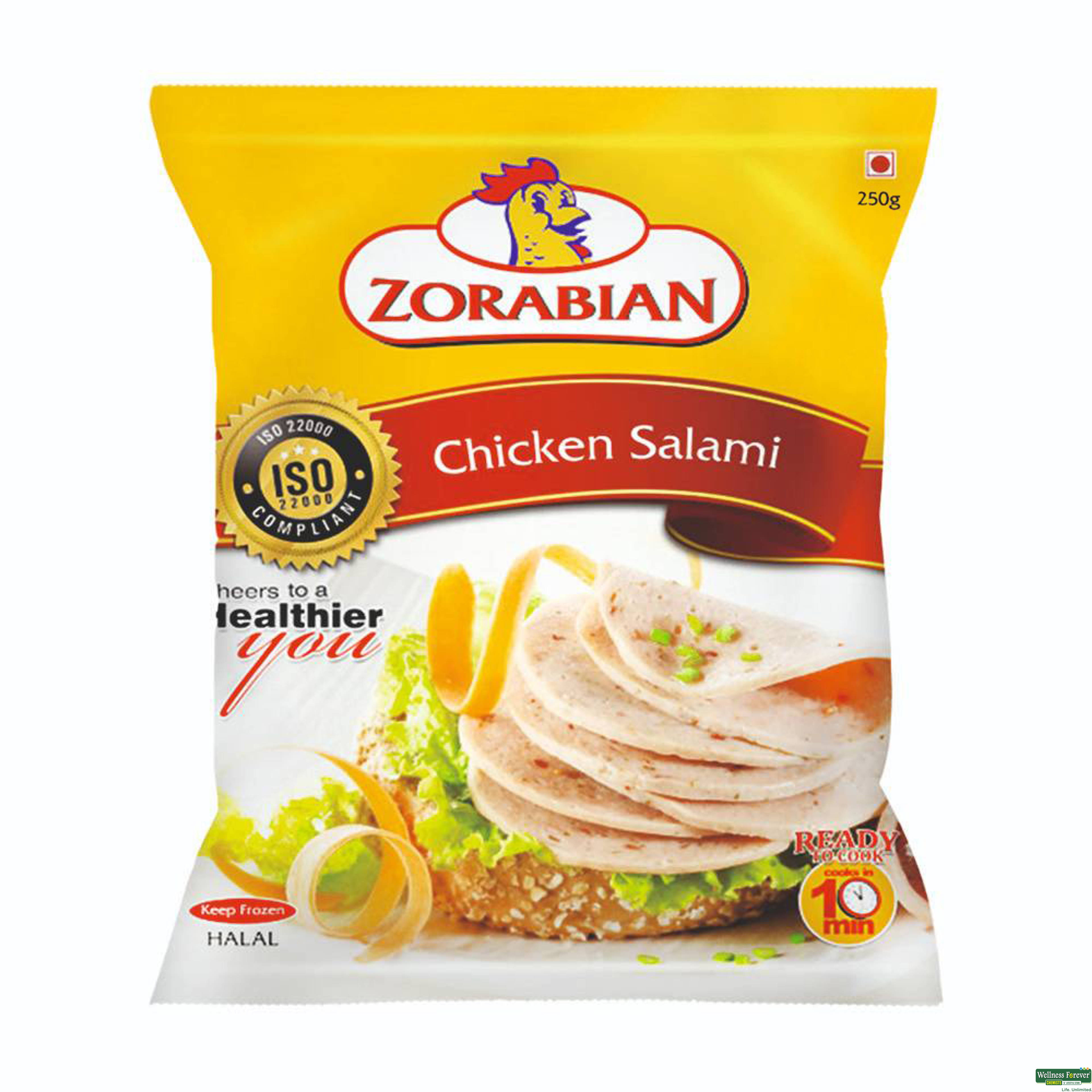 Zorabian Chicken Salami, 250 g-image