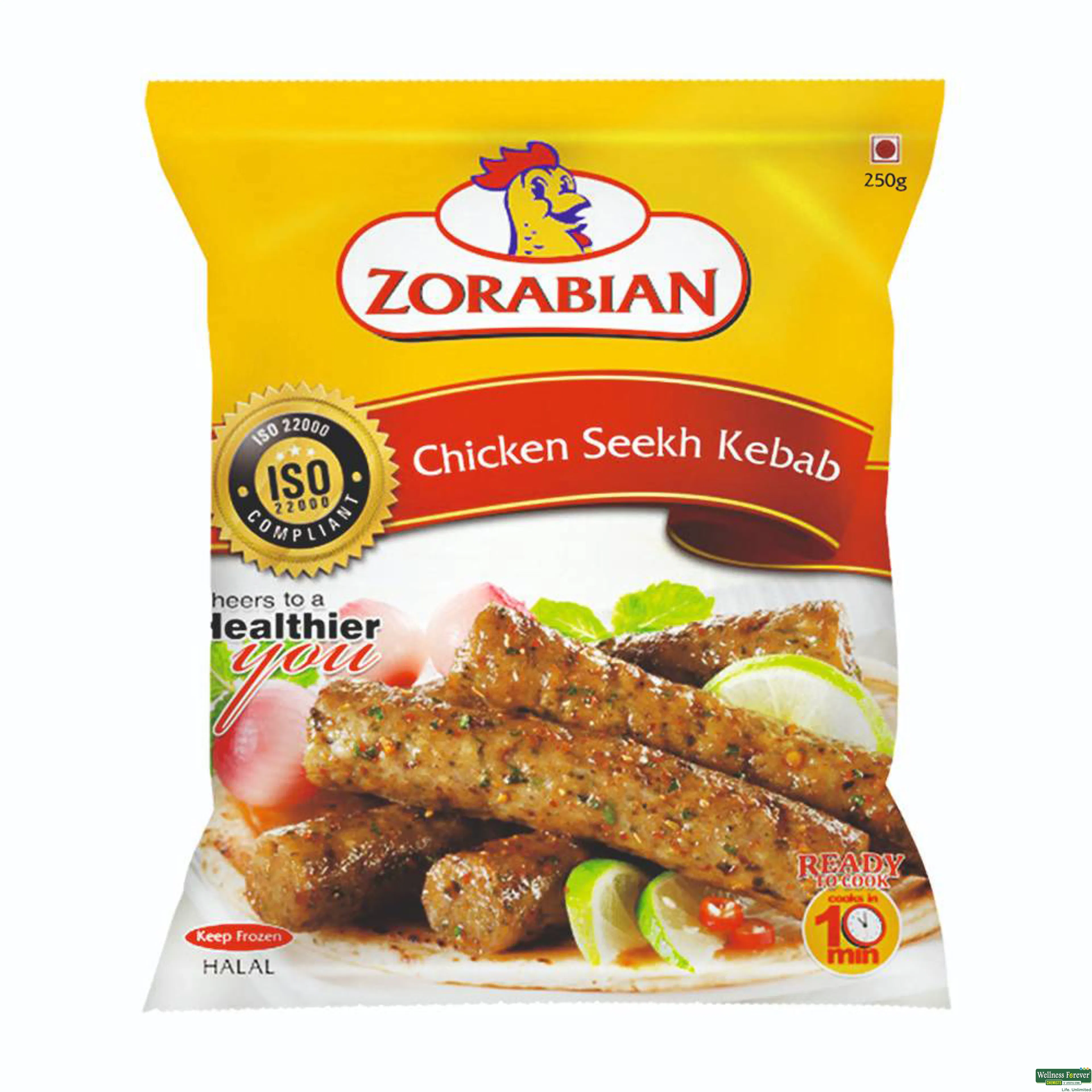 ZORABIAN CHI SEEKH KEBAB 250GM-image