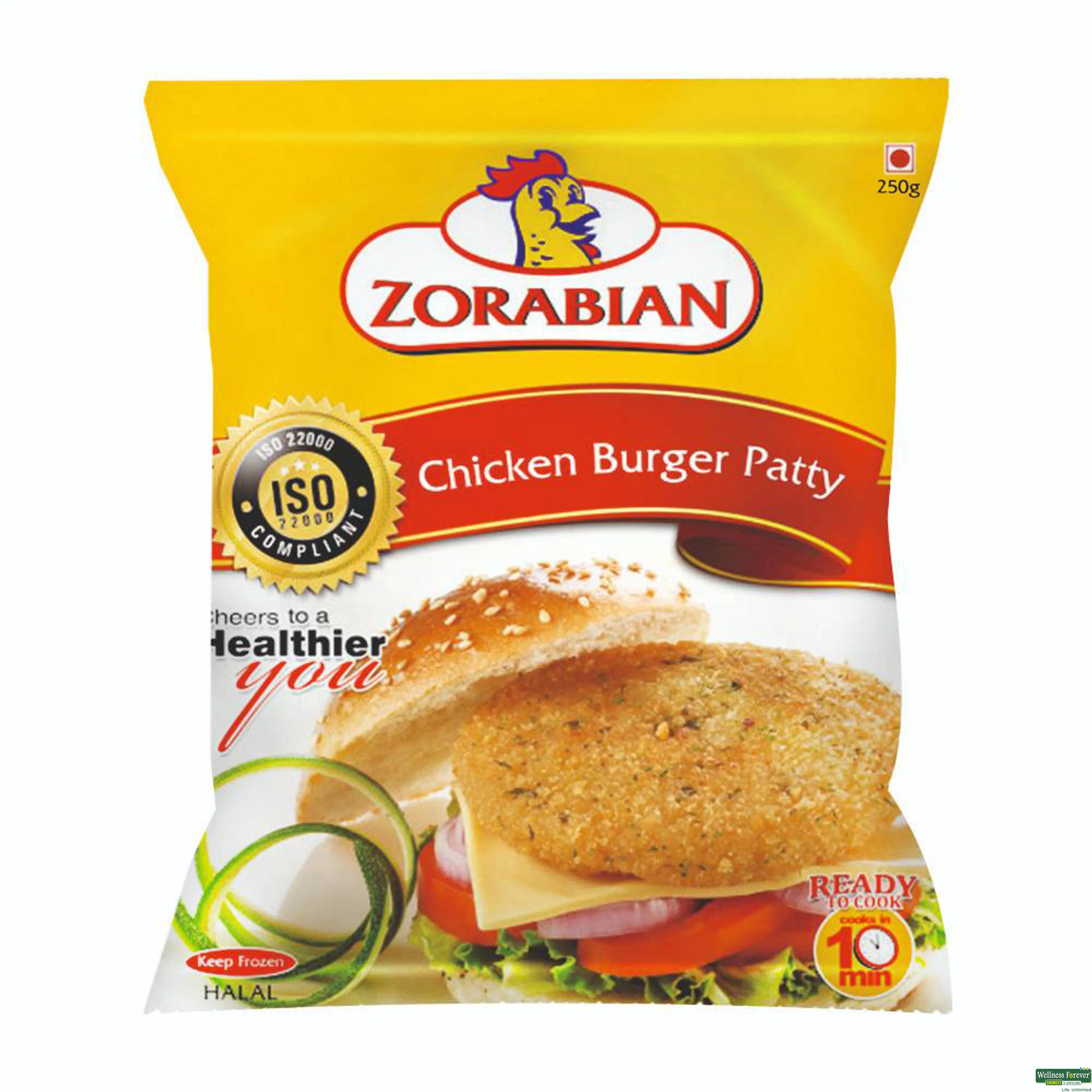 ZORABIAN CHI BURGER PATTY 250GM-image