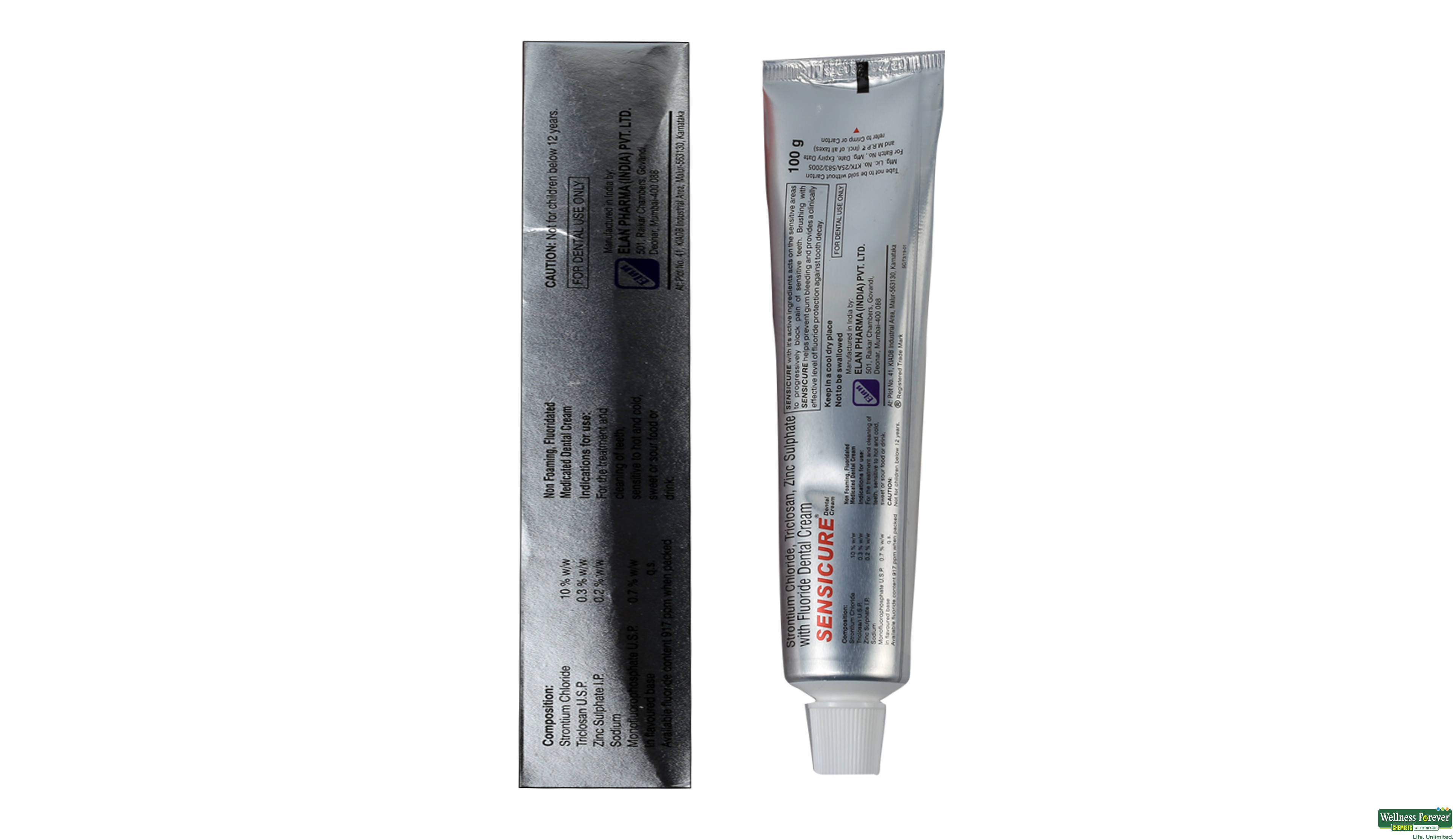 SENSICURE-DENTAL CREAM 100GM- 2, 100GM, 