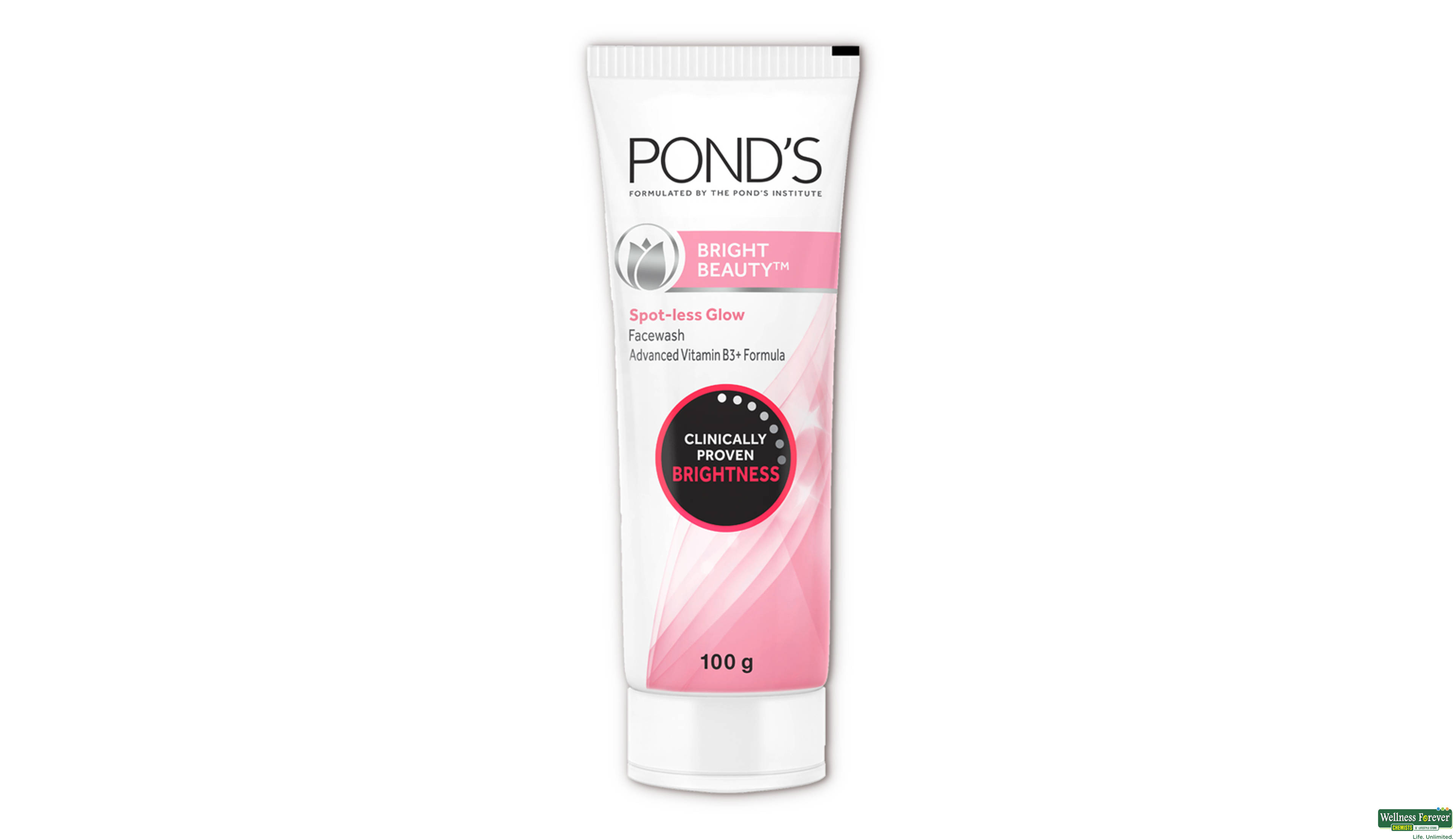 PONDS F/WASH BRIGHT BEAUTY 100GM- 1, 100GM, 