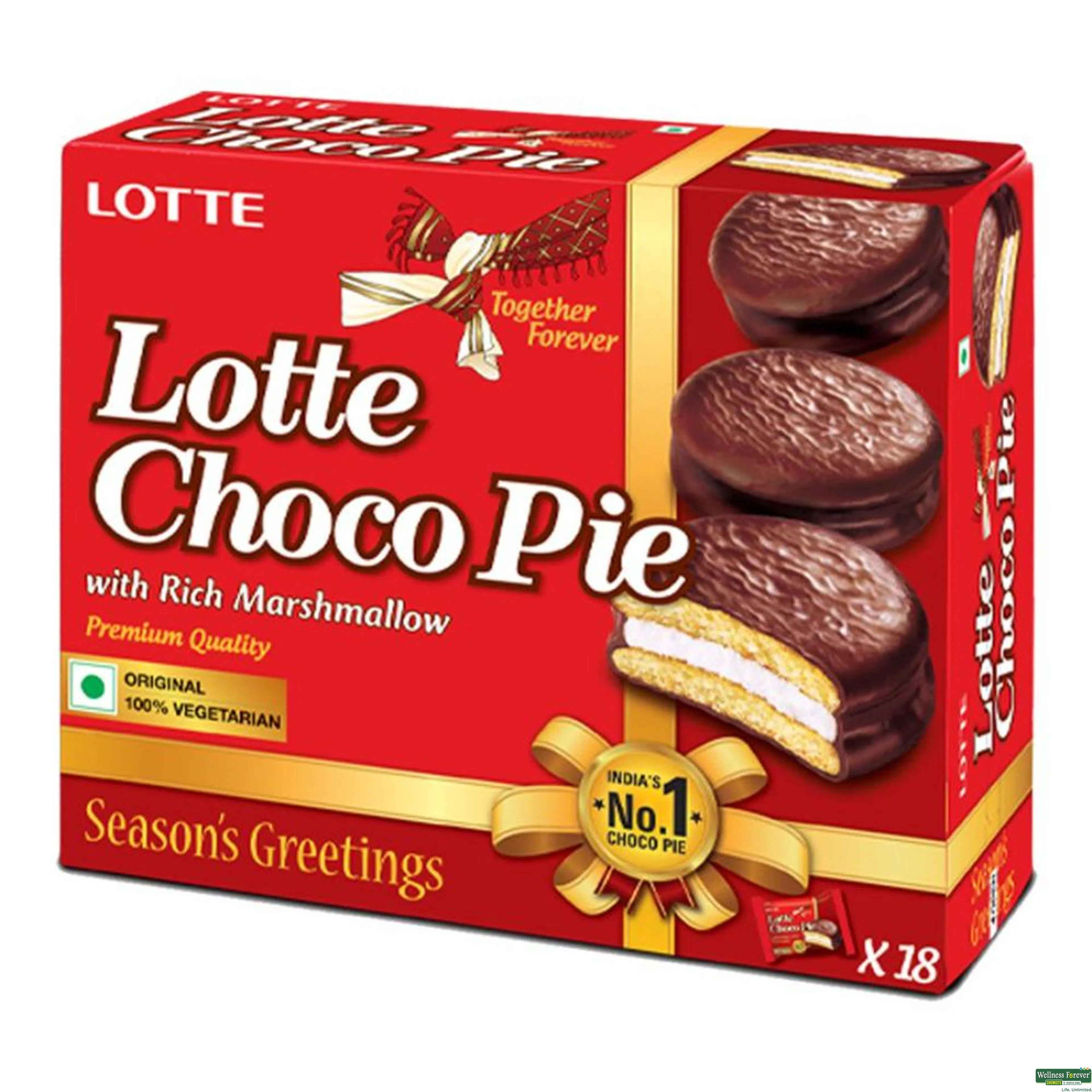 LOTTE CHOCO PIE 18PC-image