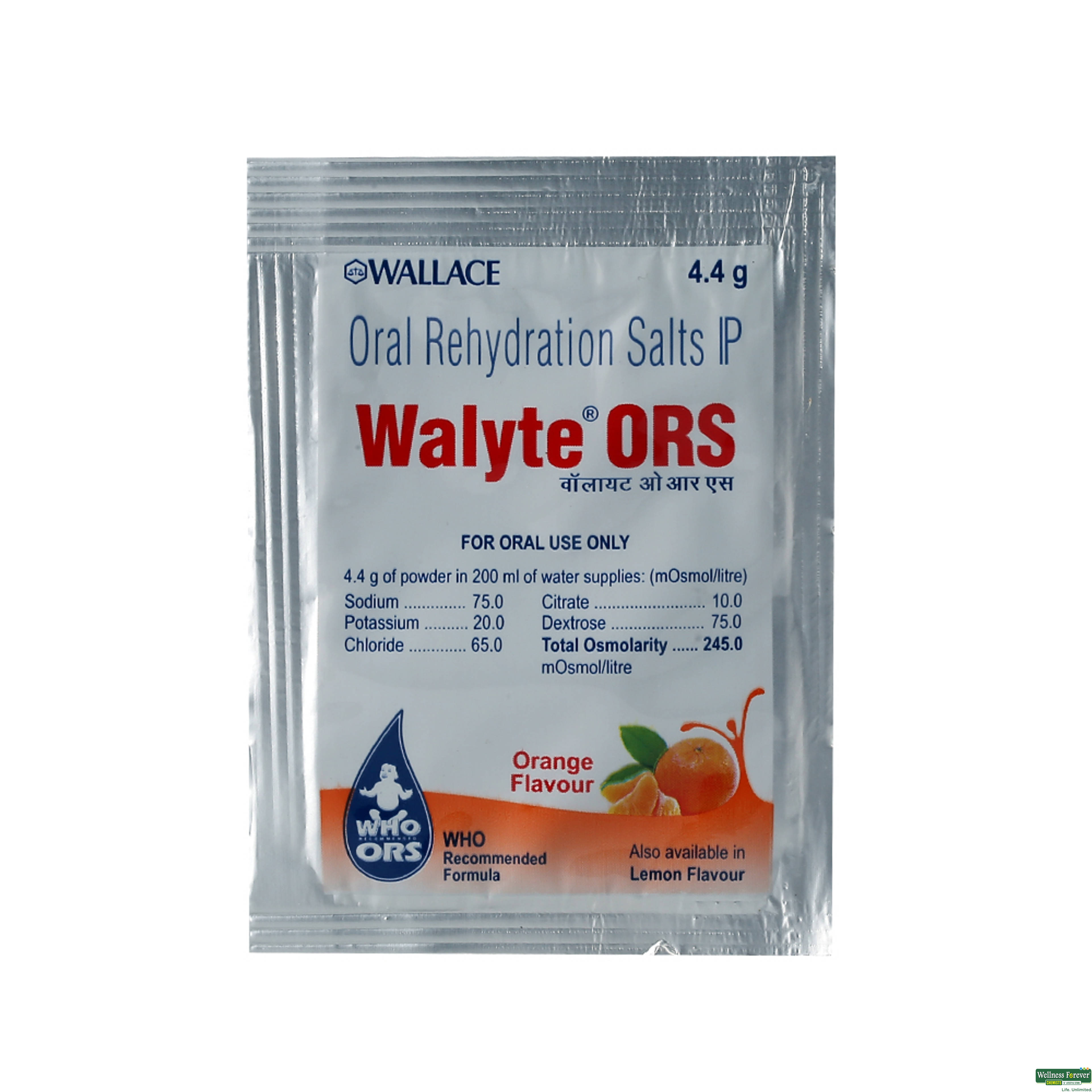 WALYTE ORS ORANGE SACHET 4.4GM(P)-image