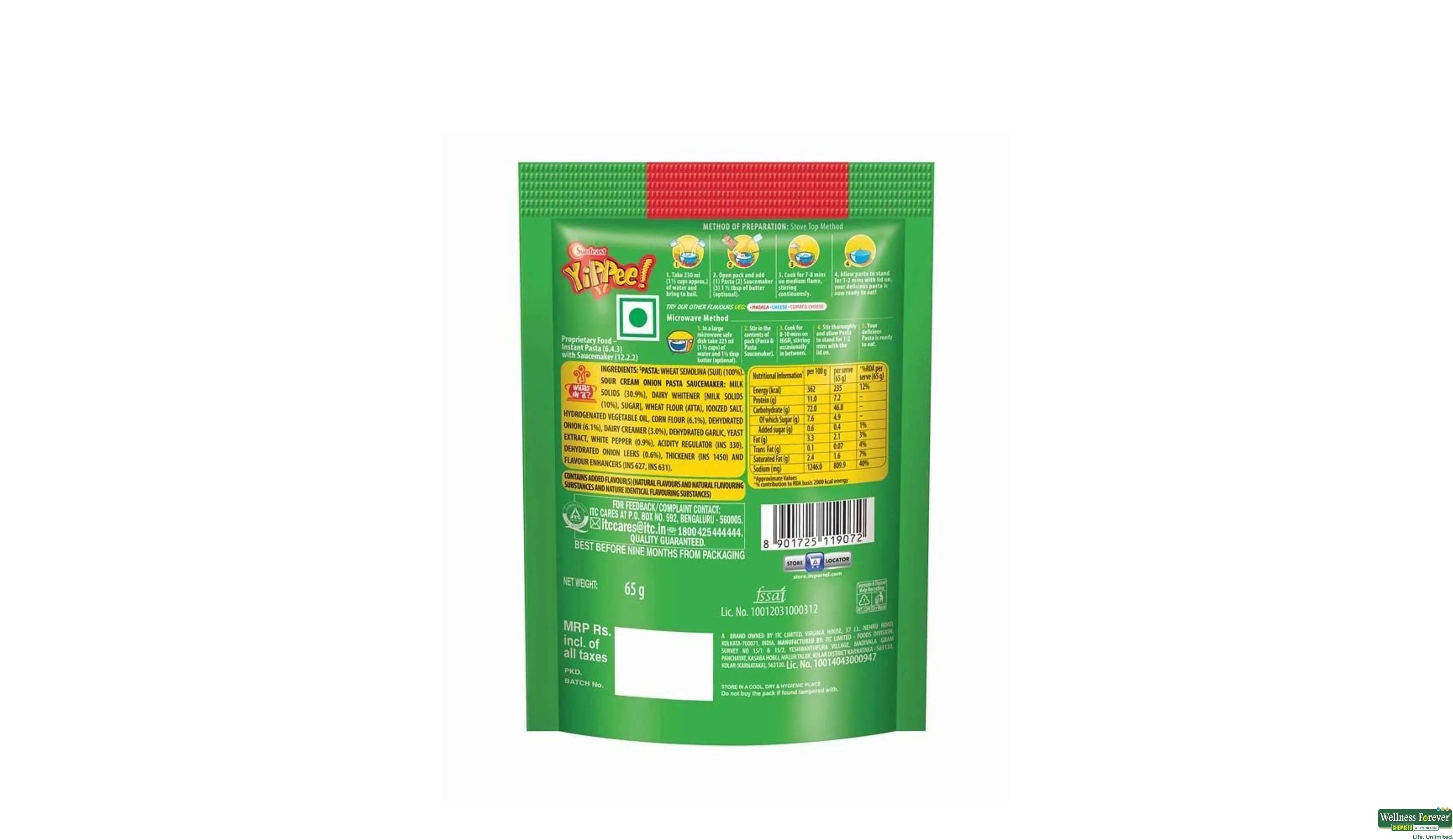 SUNF PASTA SOUR ONION 65GM- 3, 65GM, 