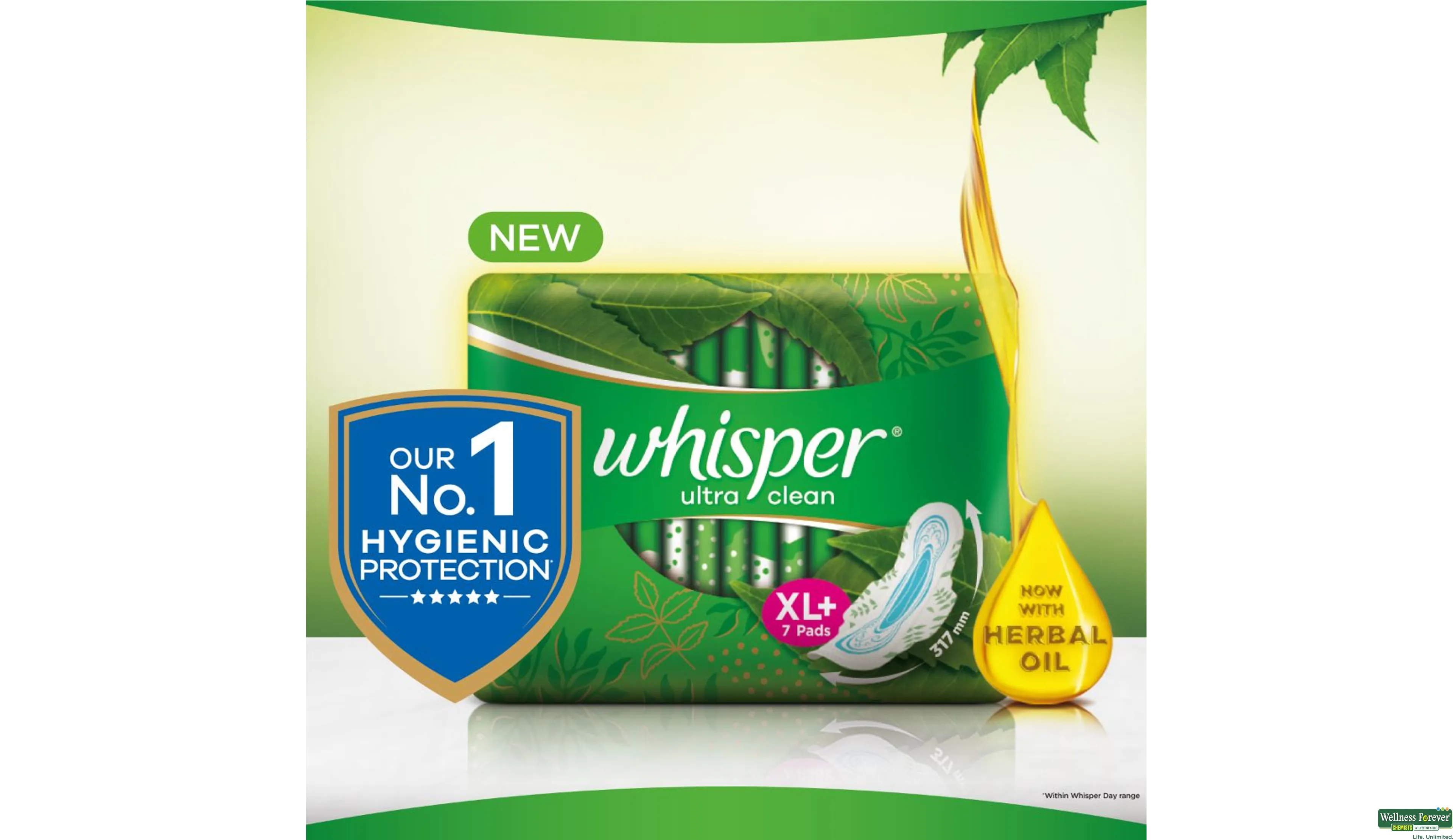 WHISPER SA/PADS ULTRA WINGS XL 30PC- 4, 30PC, 