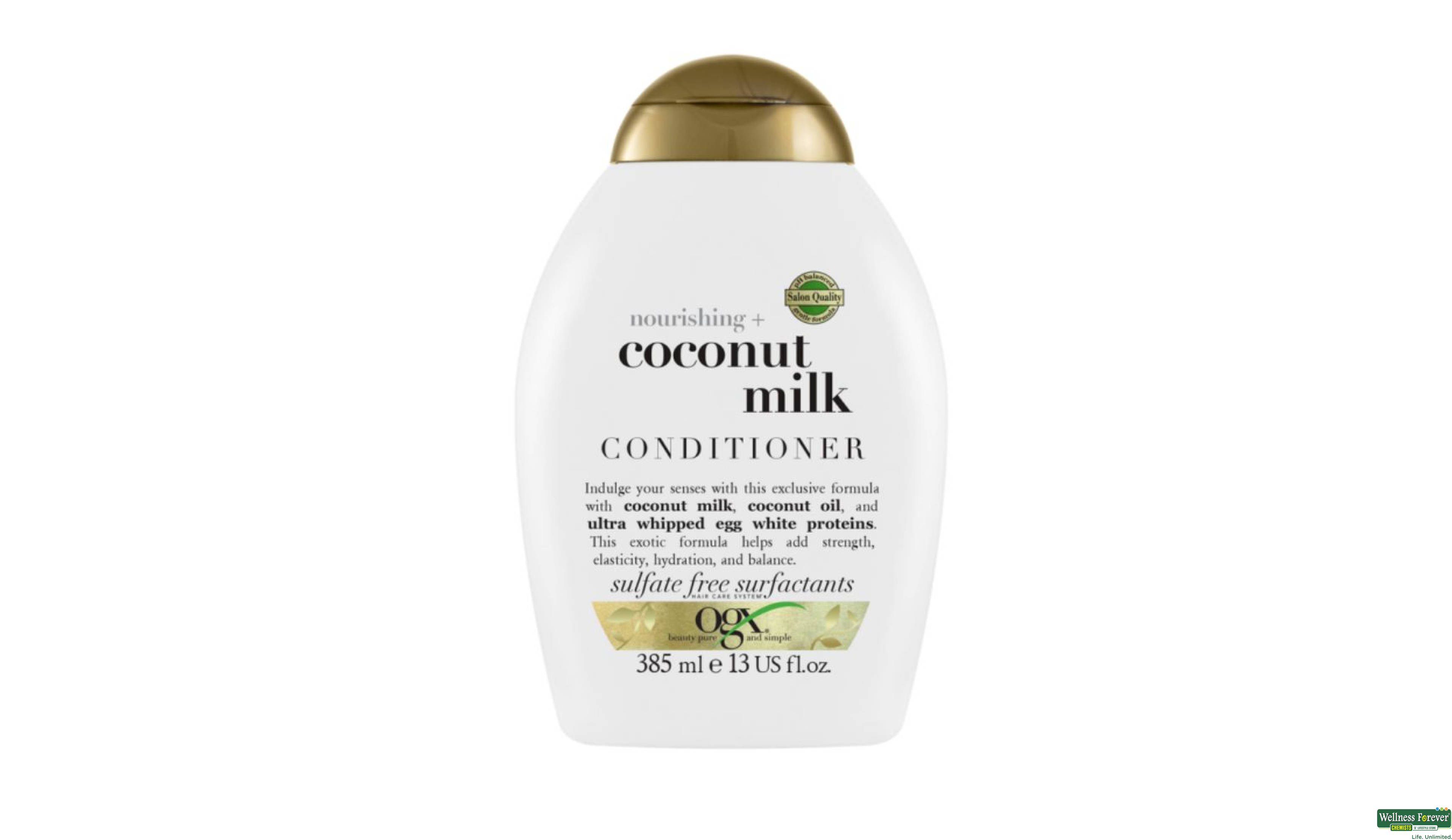 OGX COND COCONUT MILK 385ML- 1, 385ML, 