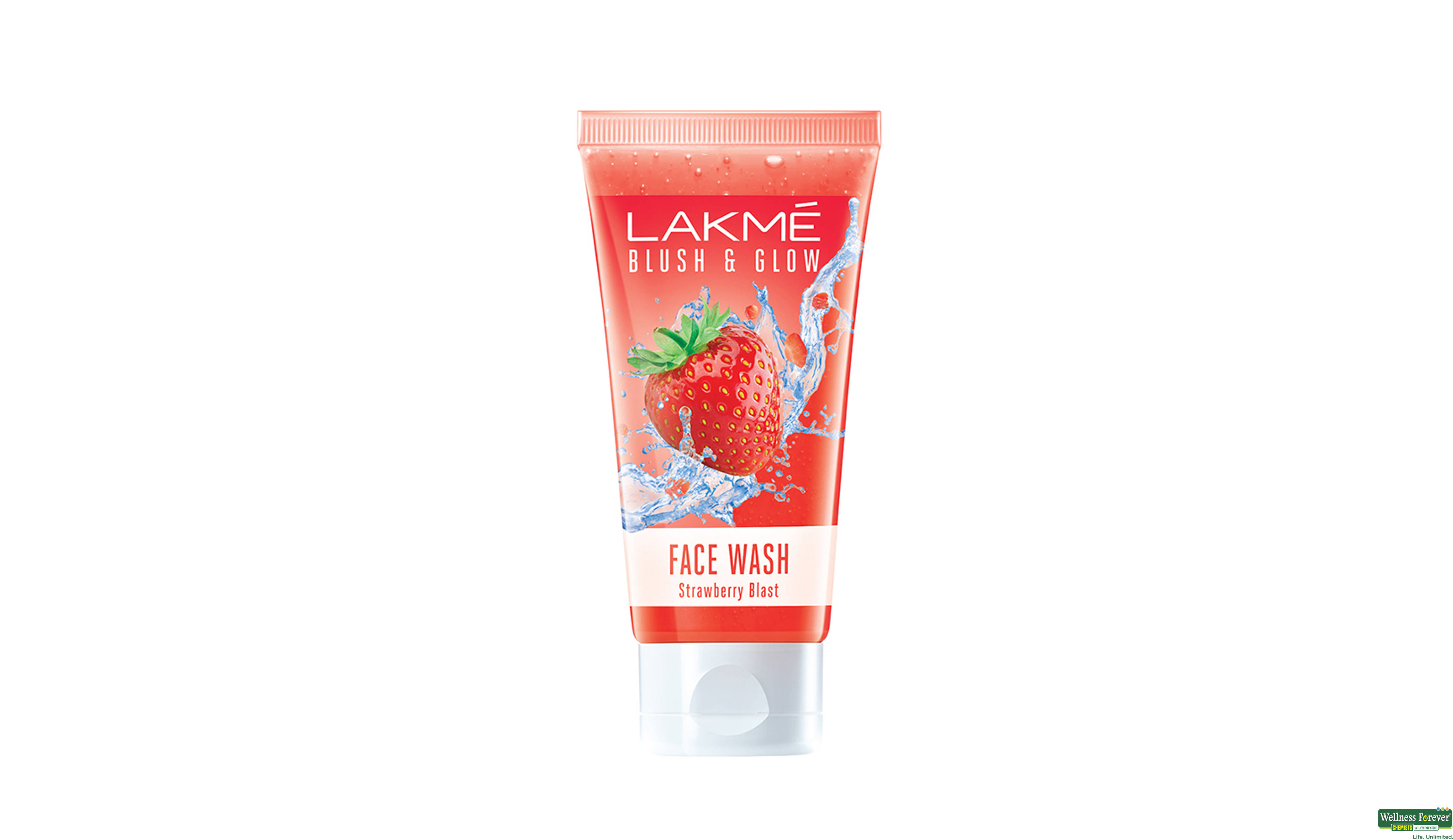 LAKME F/WASH CRM STRAWBERY 100GM- 3, 100GM, null