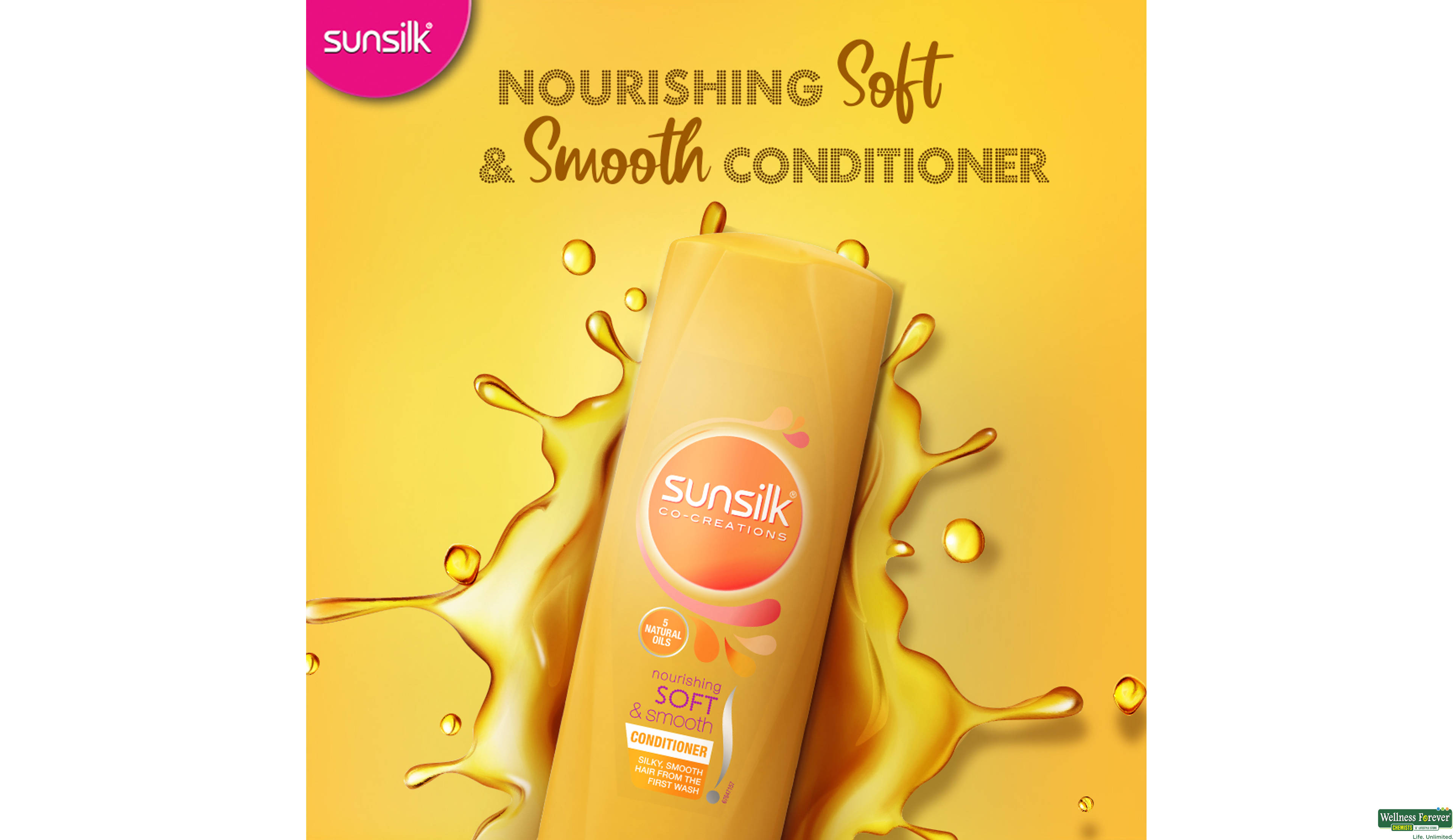 SUNSILK COND NOURI SOFT SMOOTH 180ML- 4, 180ML, null