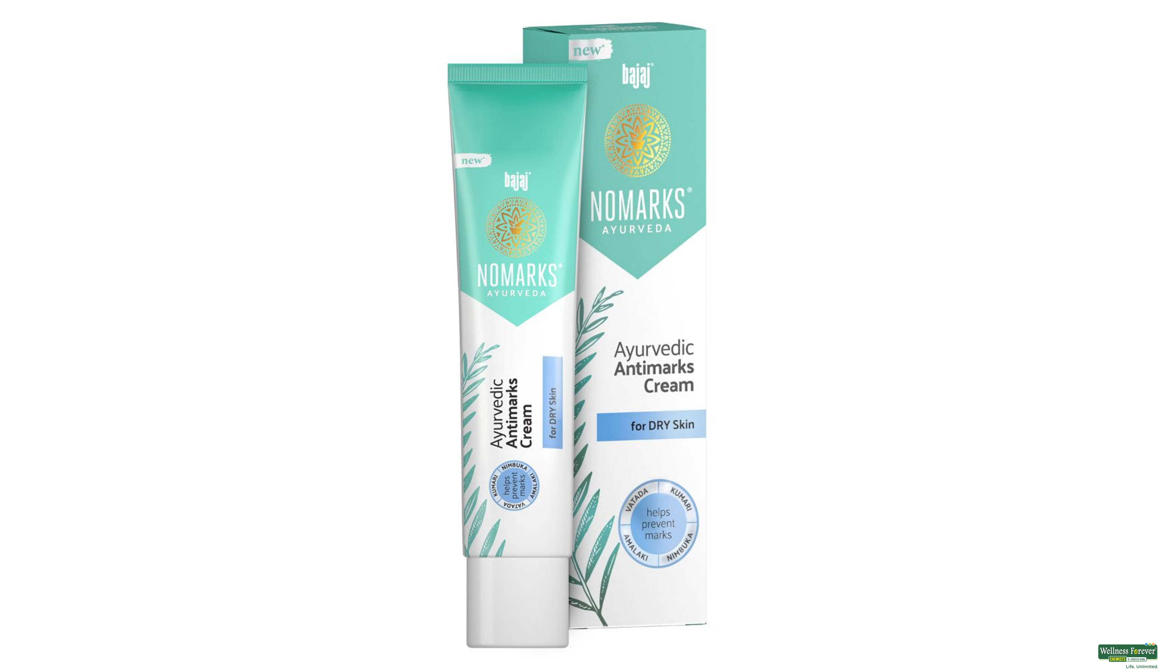 NOMARKS AYUR ANTIMARKS CRM FOR DRY SKIN 25GM- 2, 25GM, 