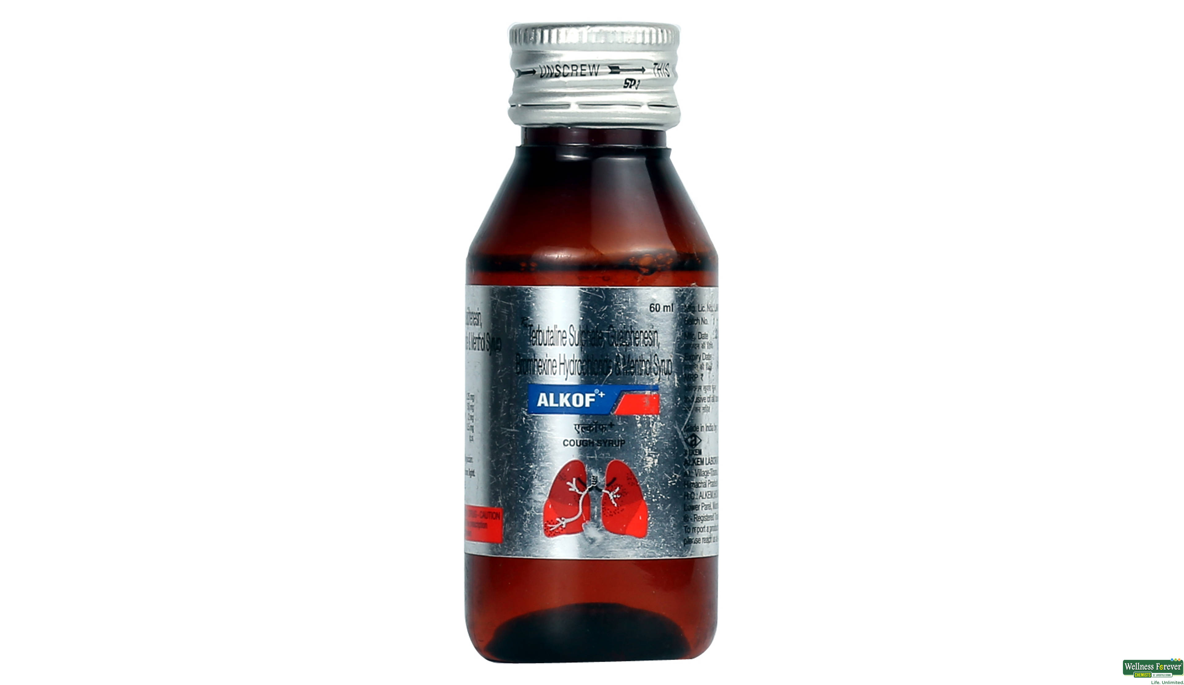 ALKOF COUGH SYP 60ML- 1, 60ML, 