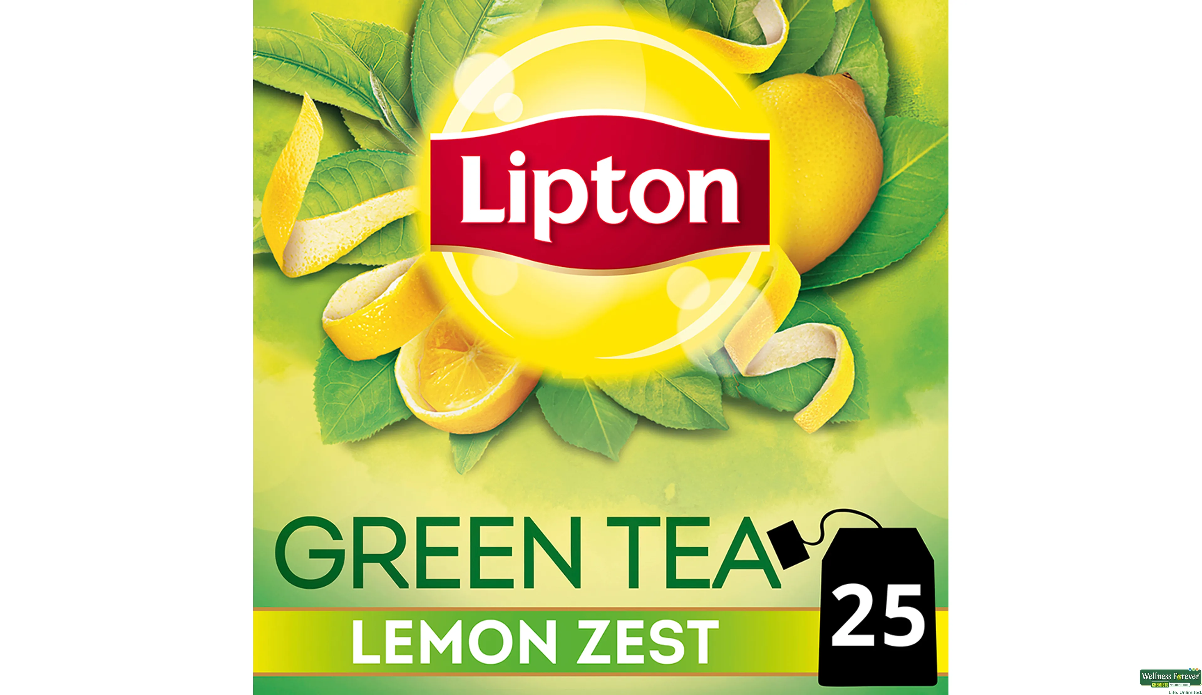 LIPTON GR/TEA LEMON ZEST 25BAGS- 1, 25BAGS, 