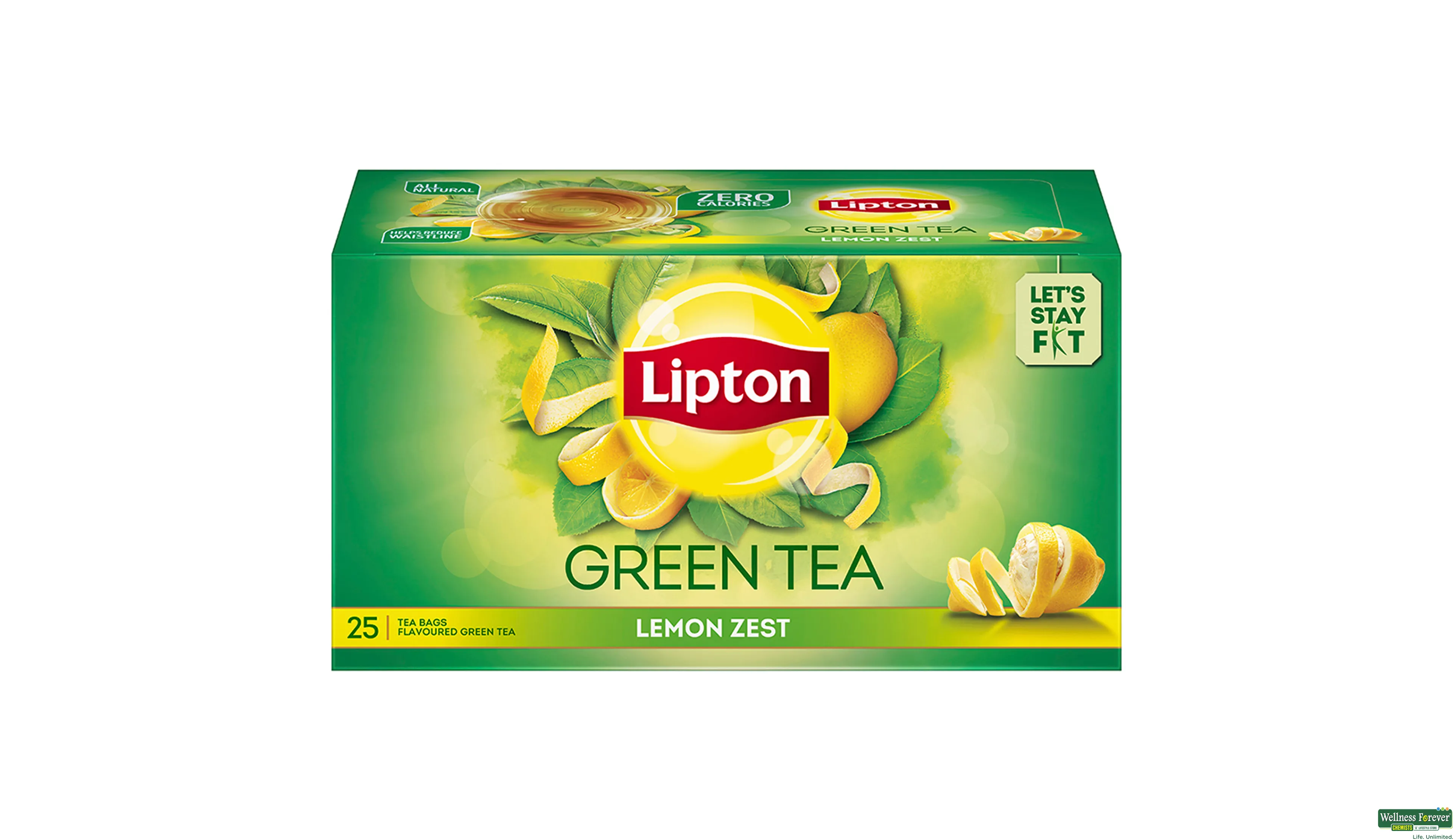 LIPTON GR/TEA LEMON ZEST 25BAGS- 2, 25BAGS, 