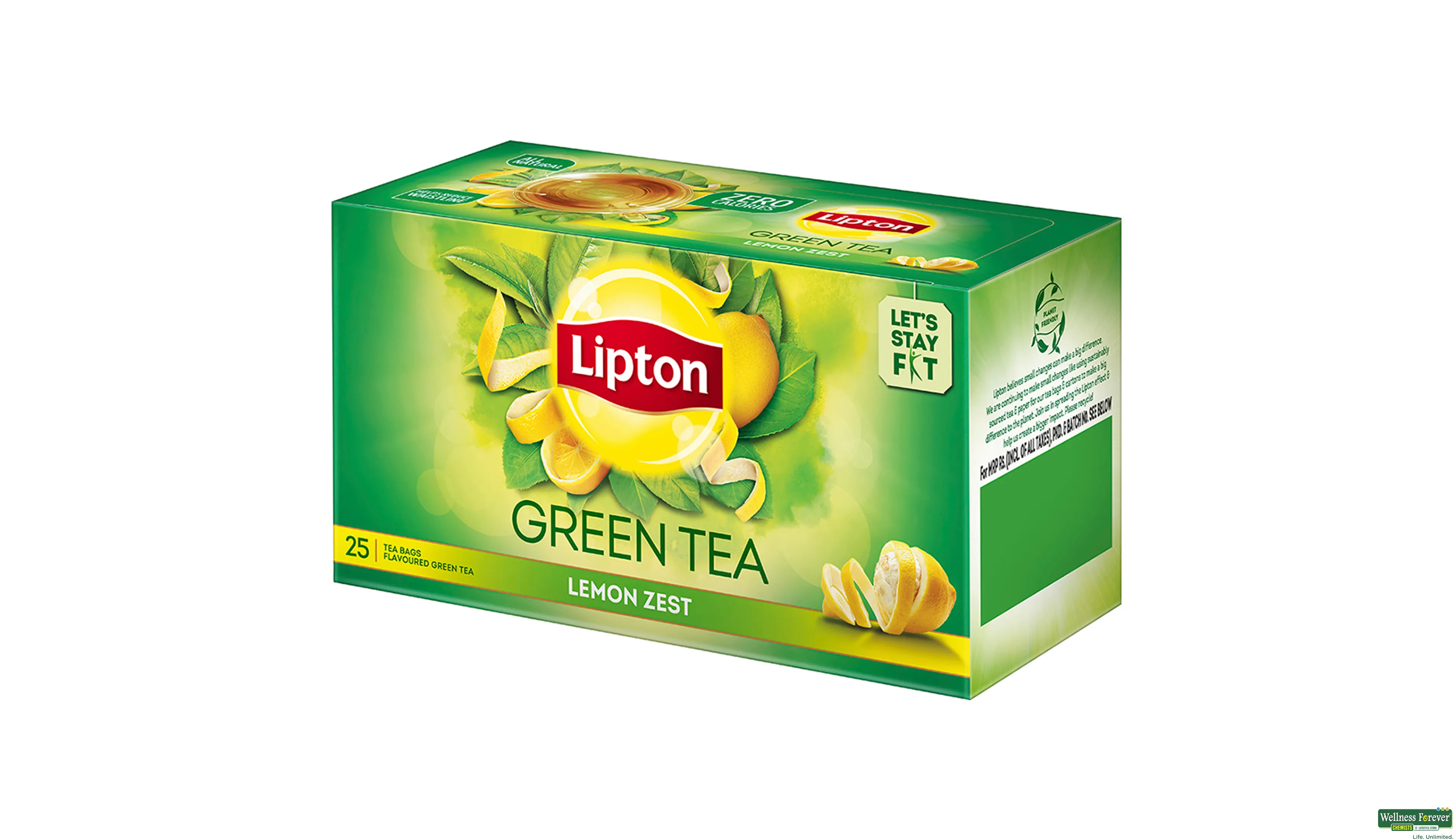 LIPTON GR/TEA LEMON ZEST 25BAGS- 5, 25BAGS, 