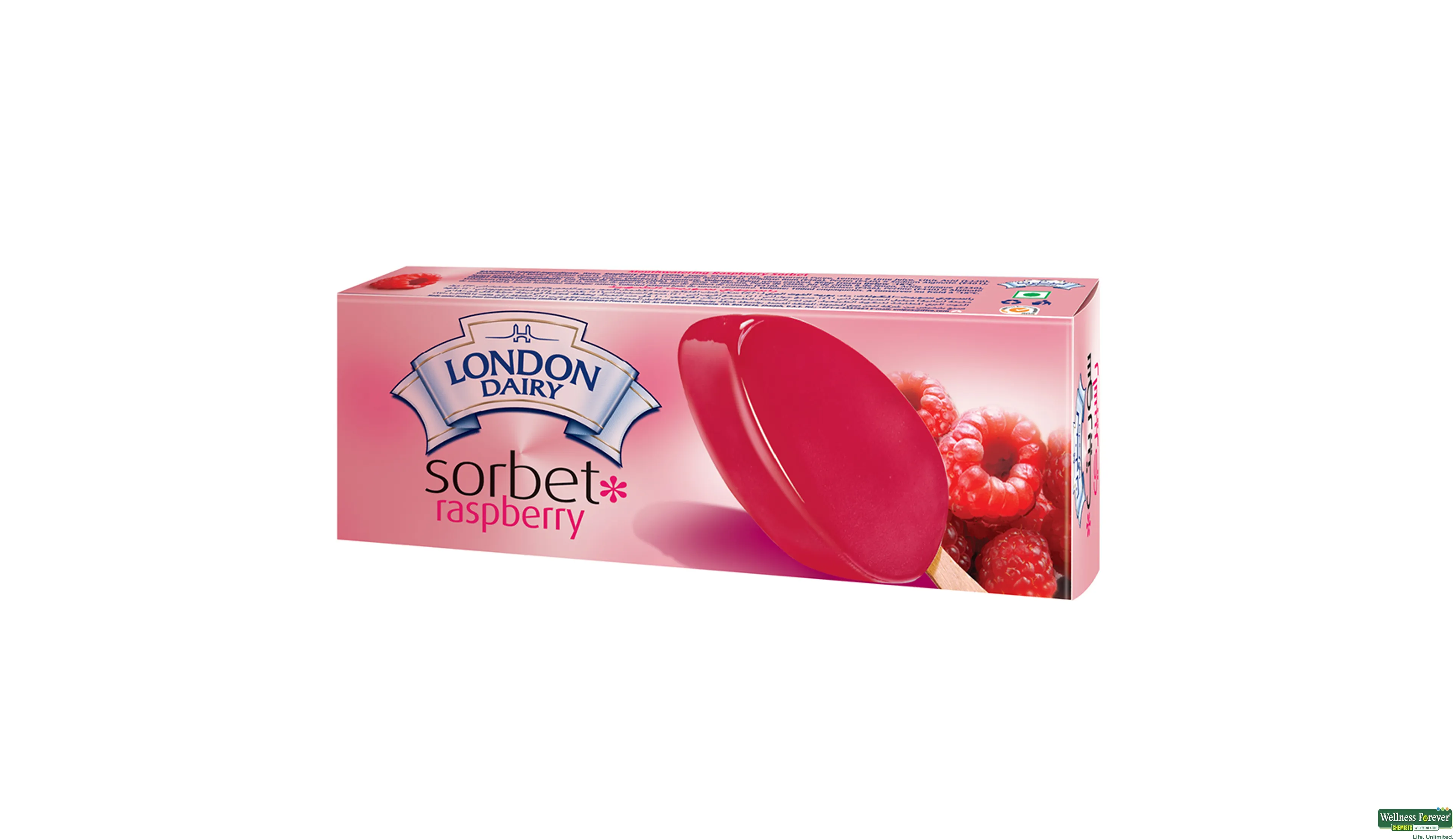 LOND I/C RASPBERRY SORBET STICK 1PC- 1, 1PC, 