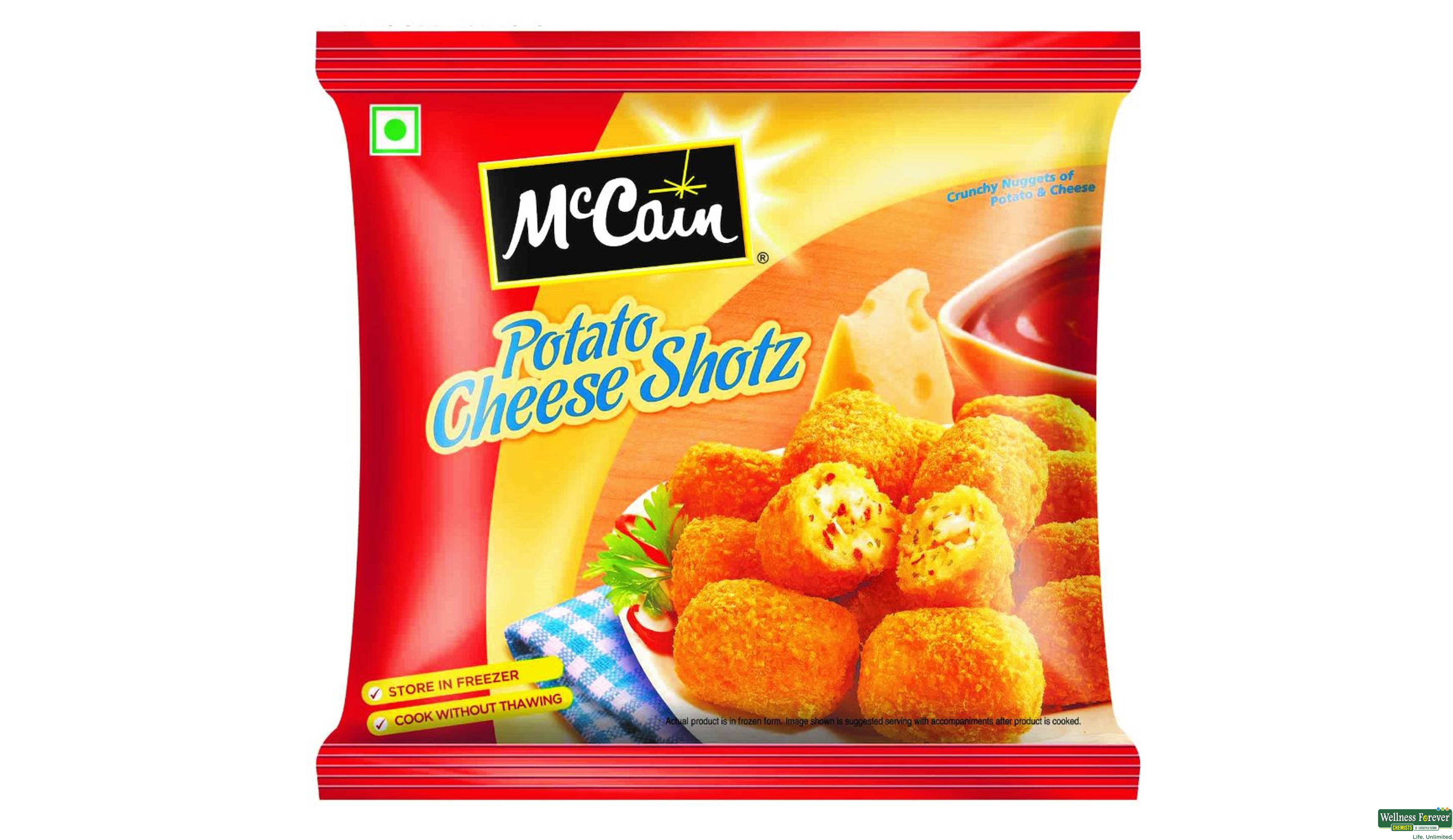 MCCAIN POTATO CHEESE SHOTZ 250GM- 1, 250GM, 