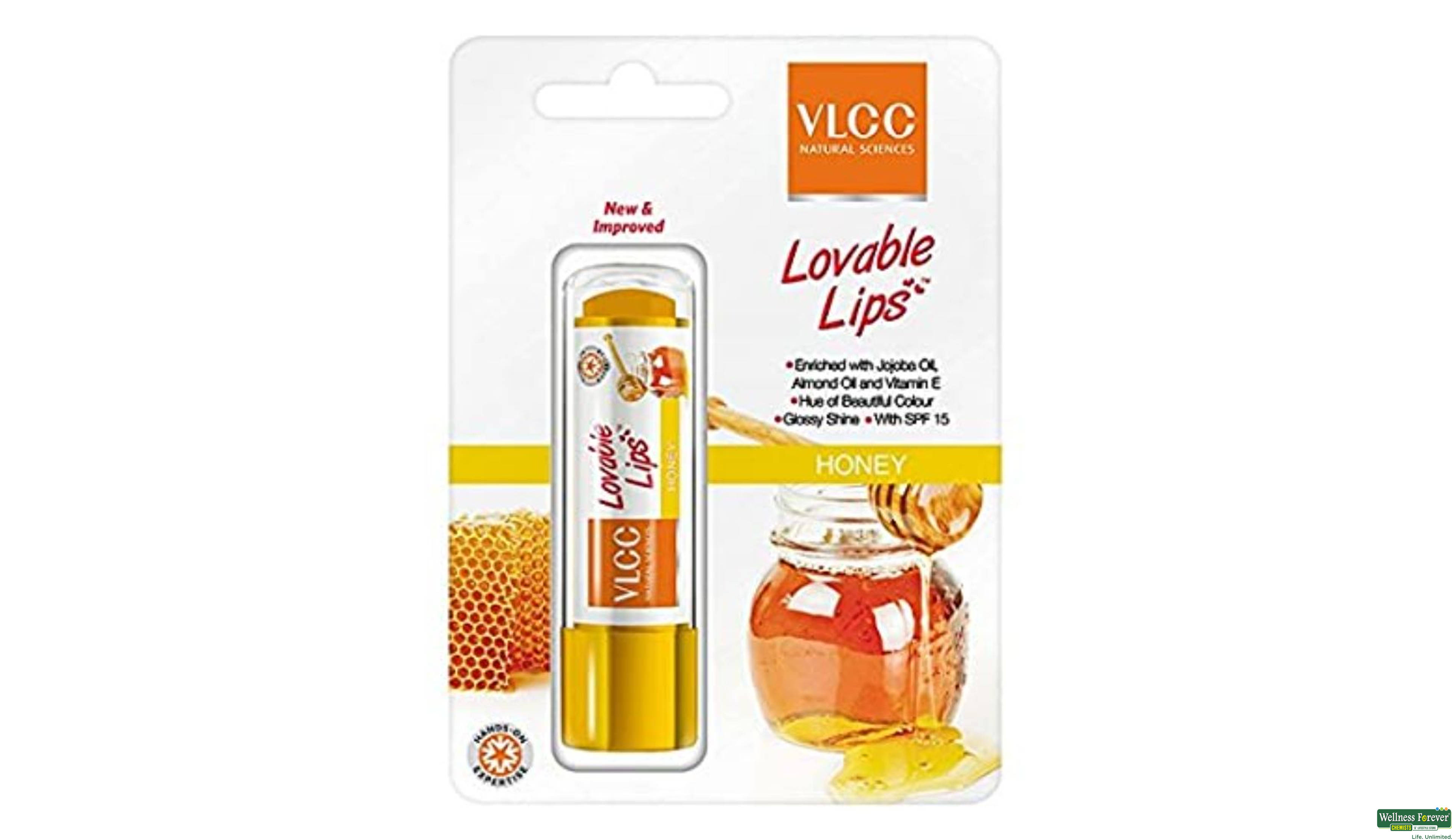 VLCC LIP CARE HONEY 4GM- 1, 4GM, null