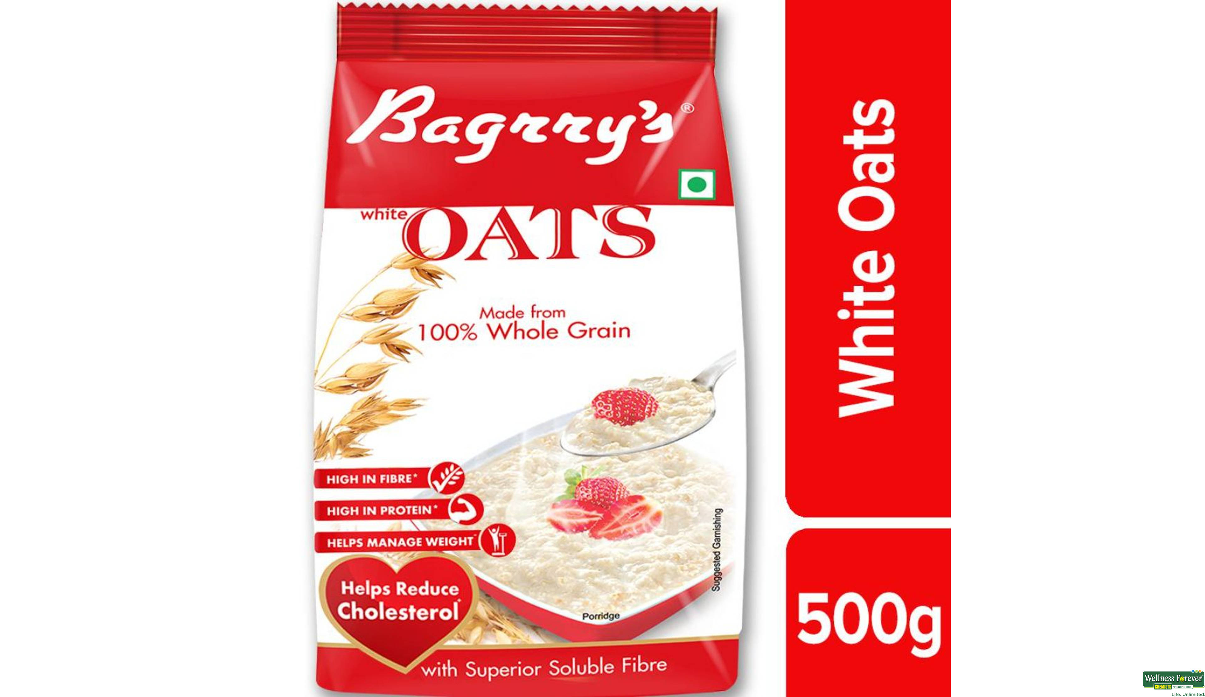 BAGR WHITE OATS REF 500GM- 1, 500GM, 