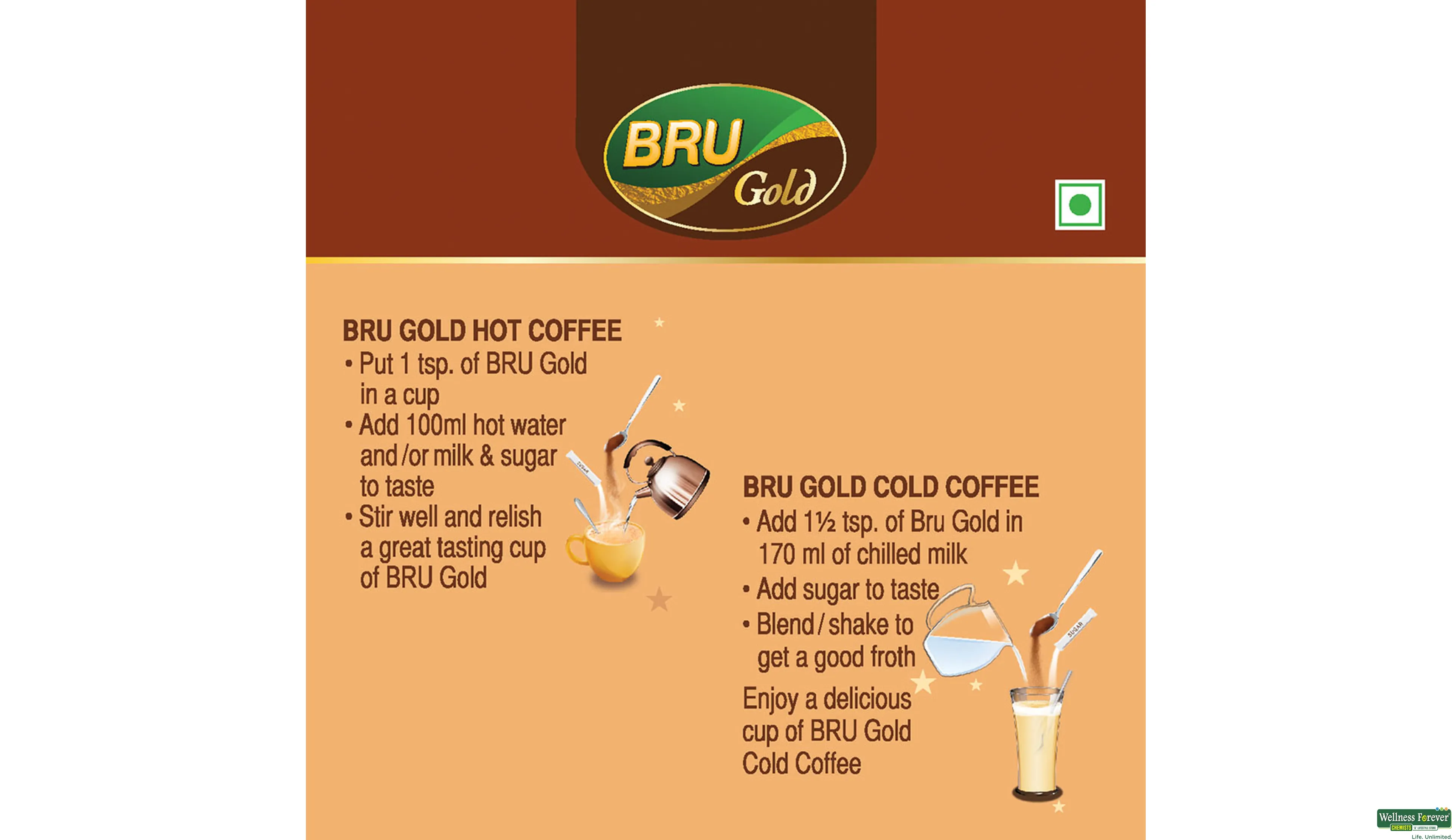 Bru Instant Coffee புரு இன்ஸ்டண்ட் காபி - Nagercoil Shopping App -  kumaribasket.com