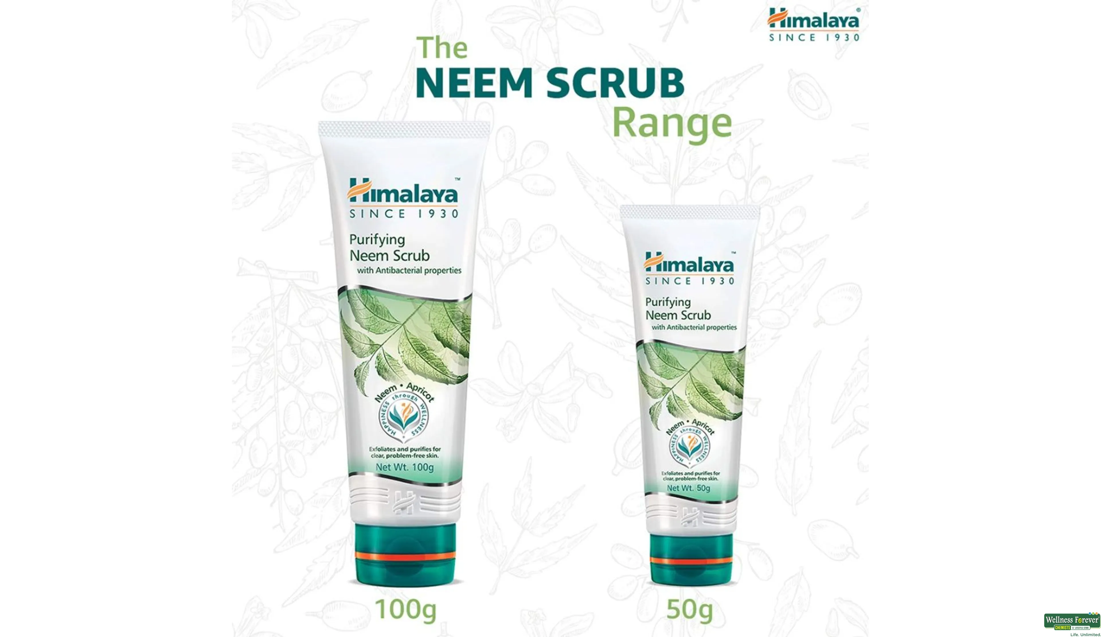 HIMA F/SCRUB NEEM 50GM- 6, 50GM, null