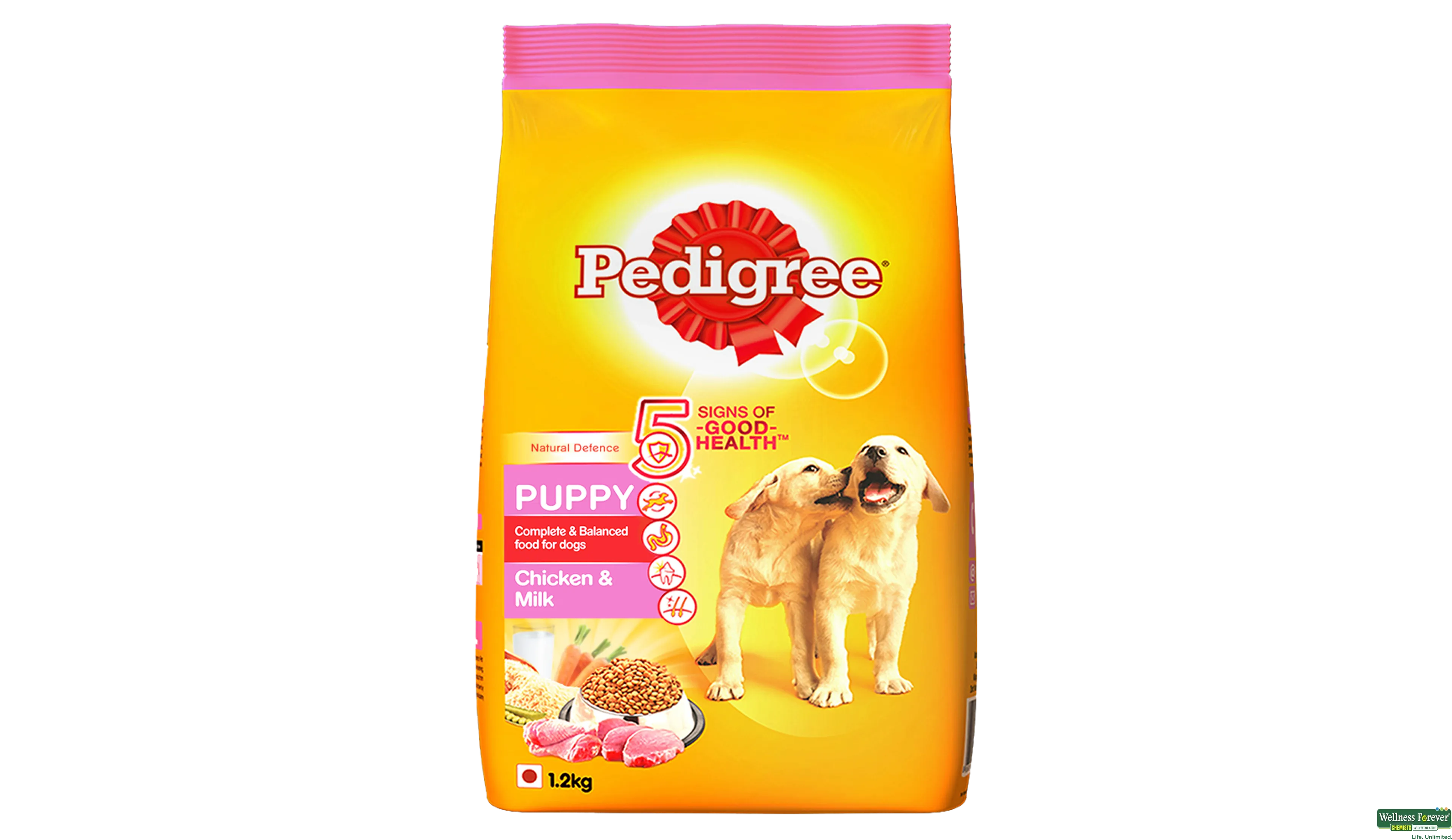 PEDIGREE DOG FOOD PUPPY CHI/MILK 1.2KG- 1, 1.2KG, null