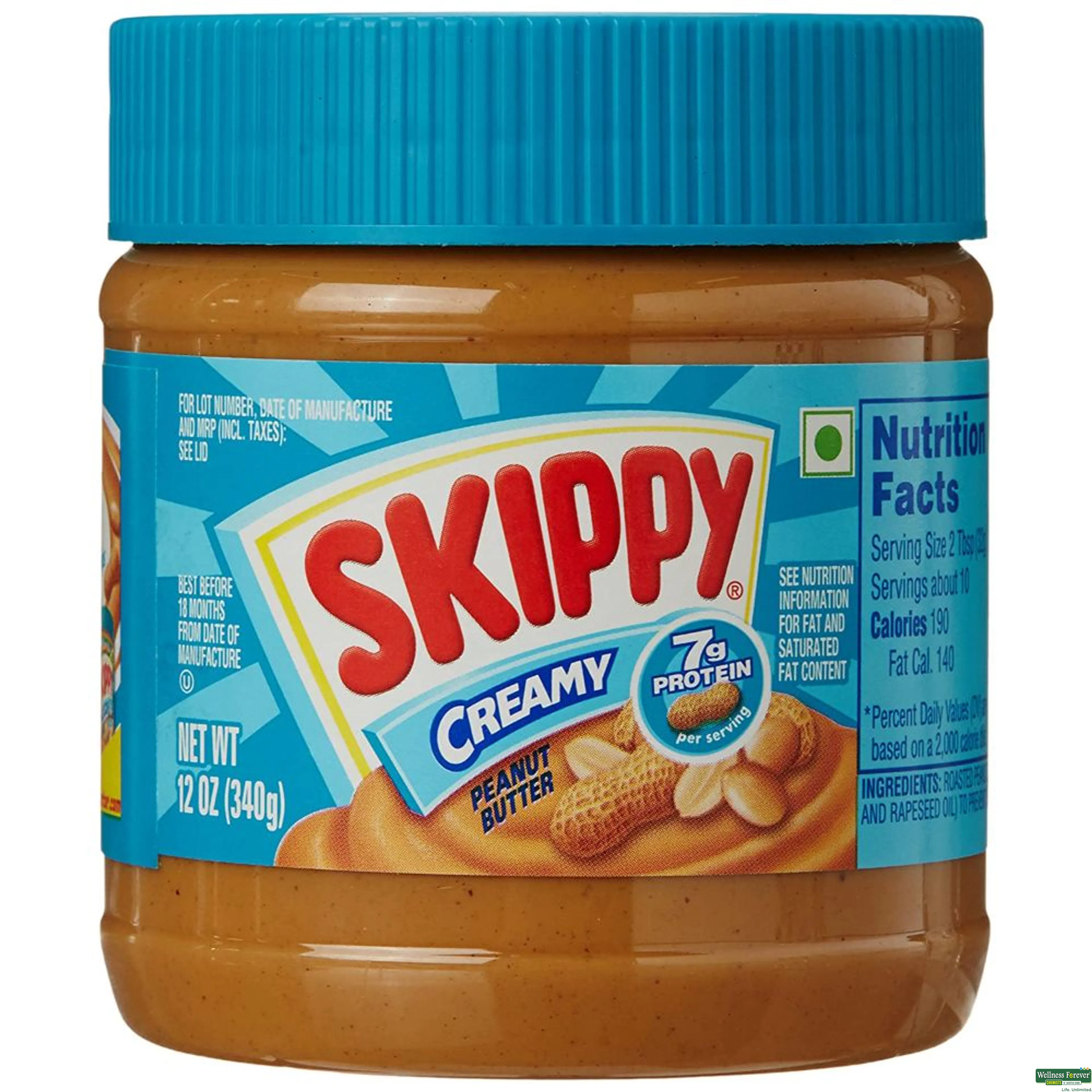 SKIPPY PEANUT BTR CRM 340GM-image