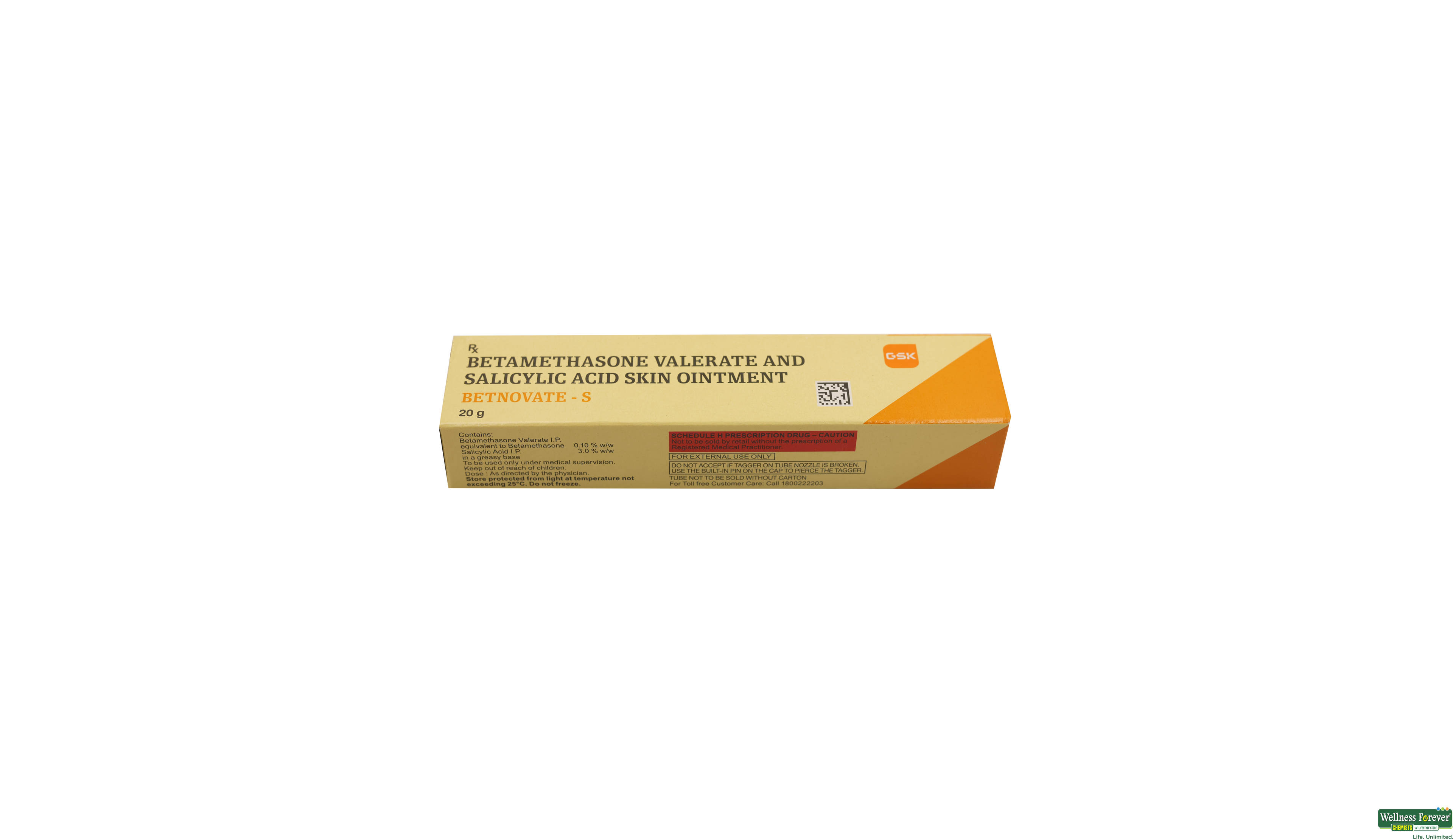 BETNOVATE-S OINT 20GM- 1, 20GM, 