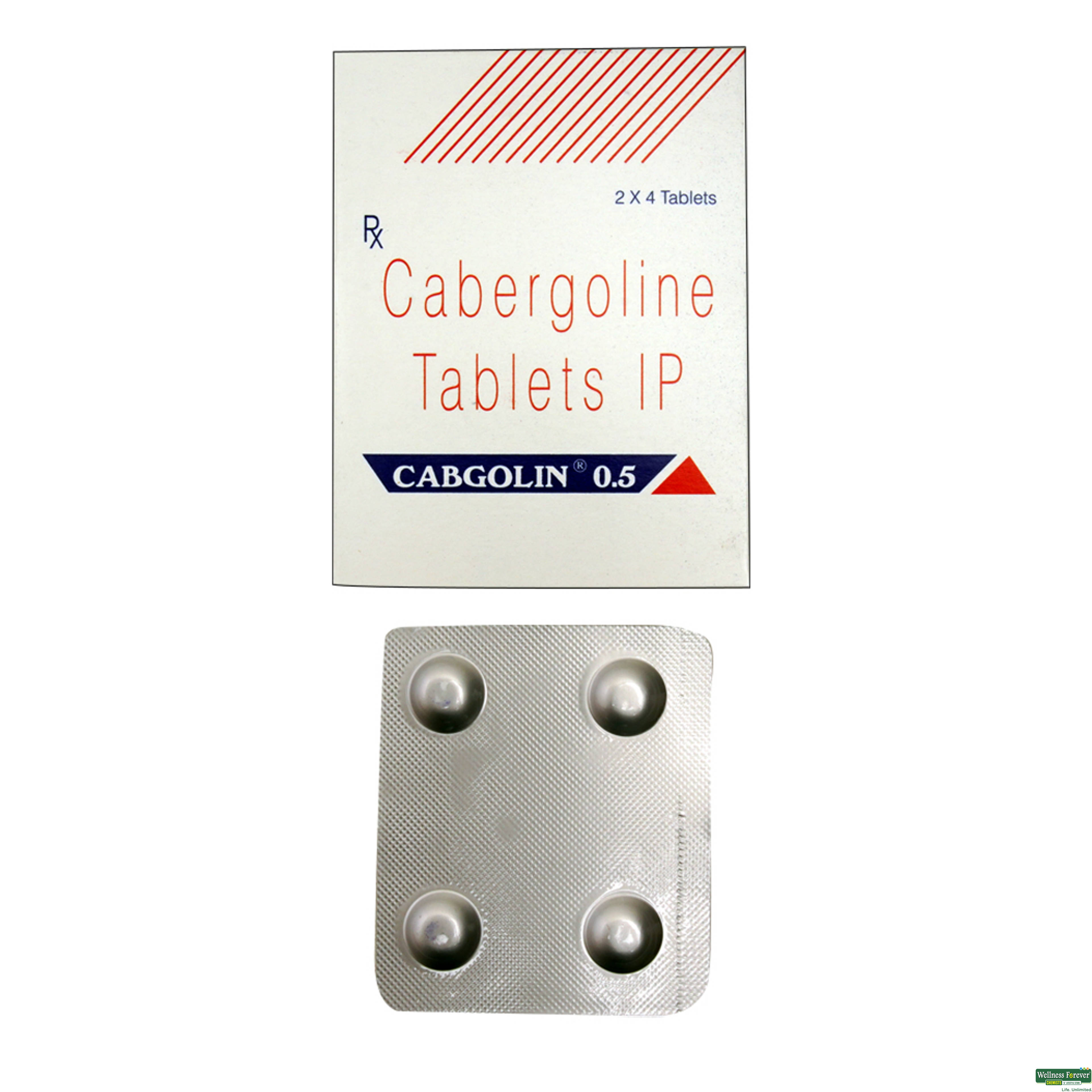 CABGOLIN 0.5MG 4TAB-image