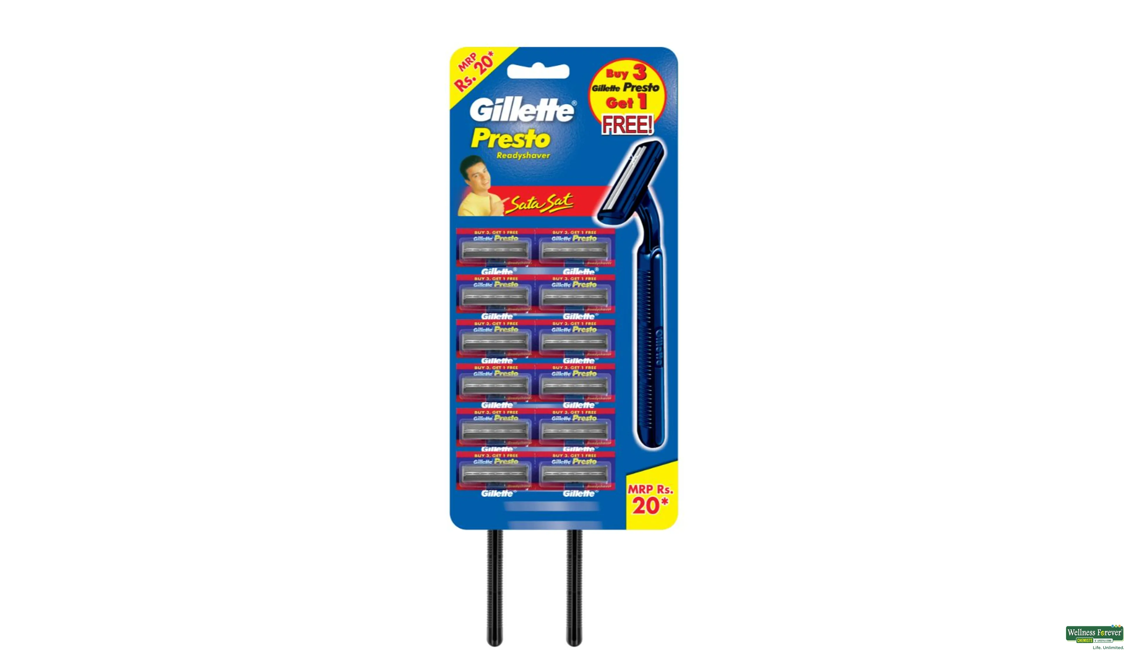 Buy Gillette Presto Razor Pack of 4 Online at Best Prices