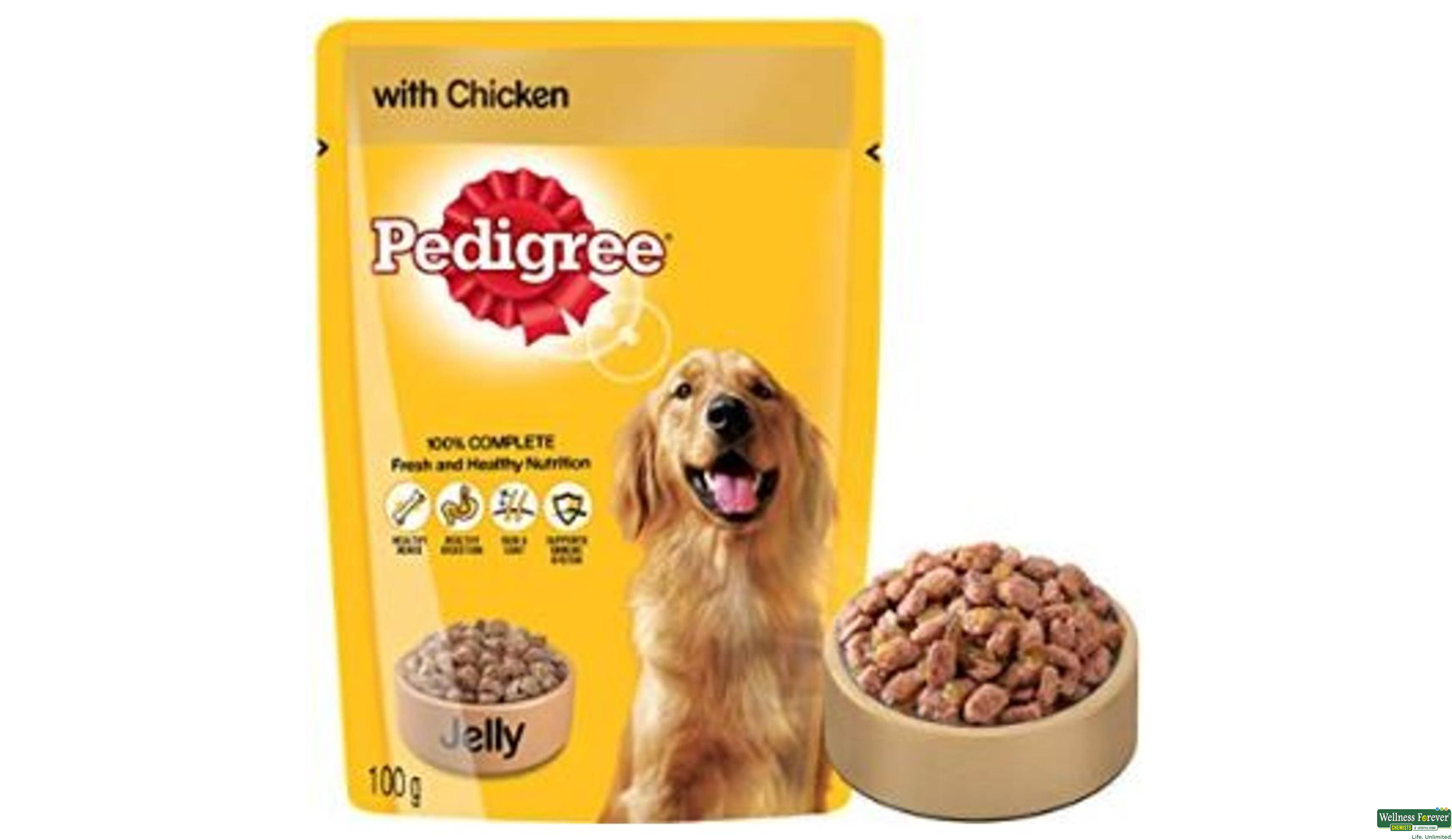 PEDIGREE DOG FOOD WET ADULT CHI LIVR GRAVY WITH VEG 70GM- 1, 70GM, null