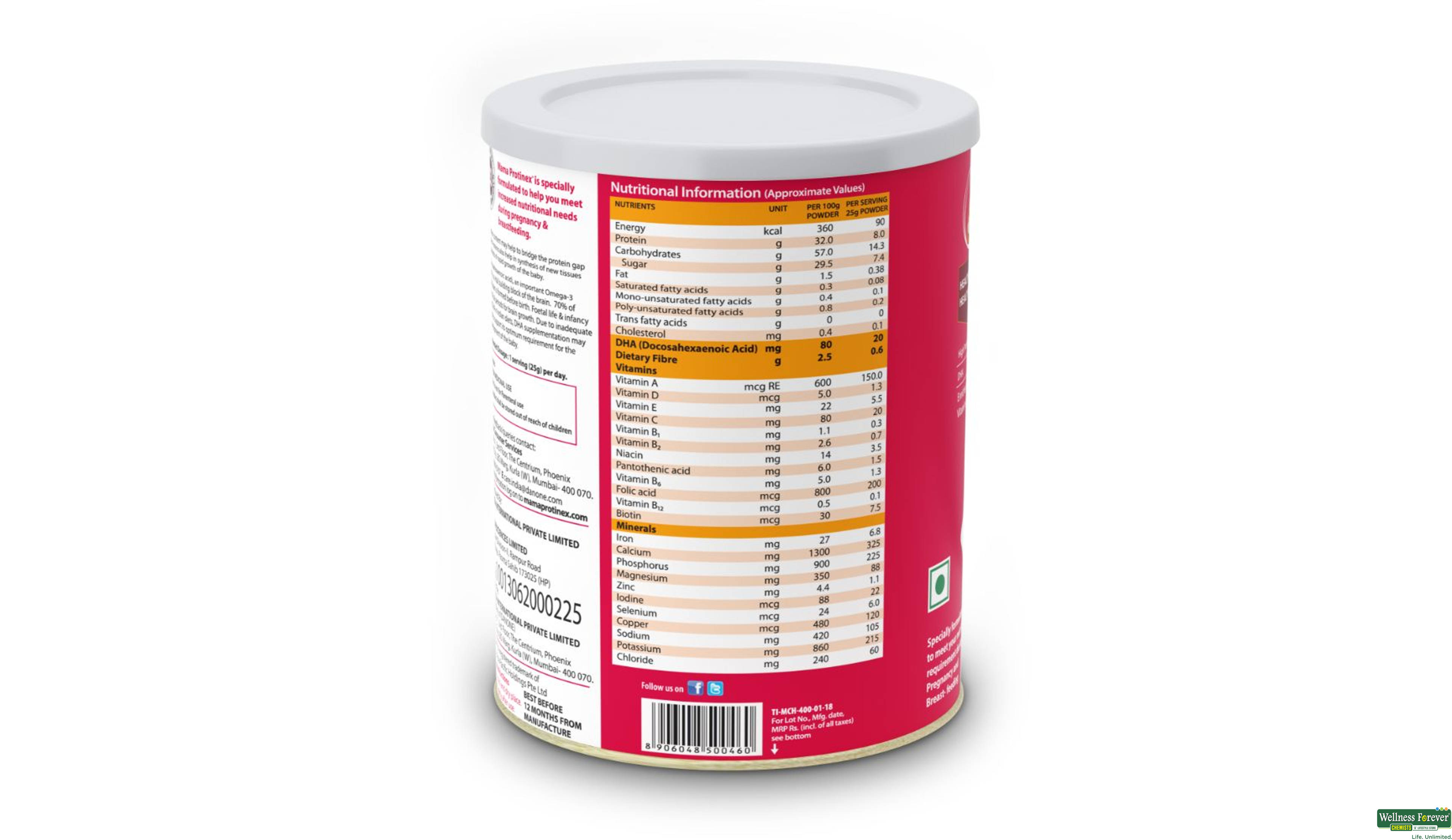 PROTINEX PWDR MAMA CHOCOLATE 400GM- 5, 400GM, 