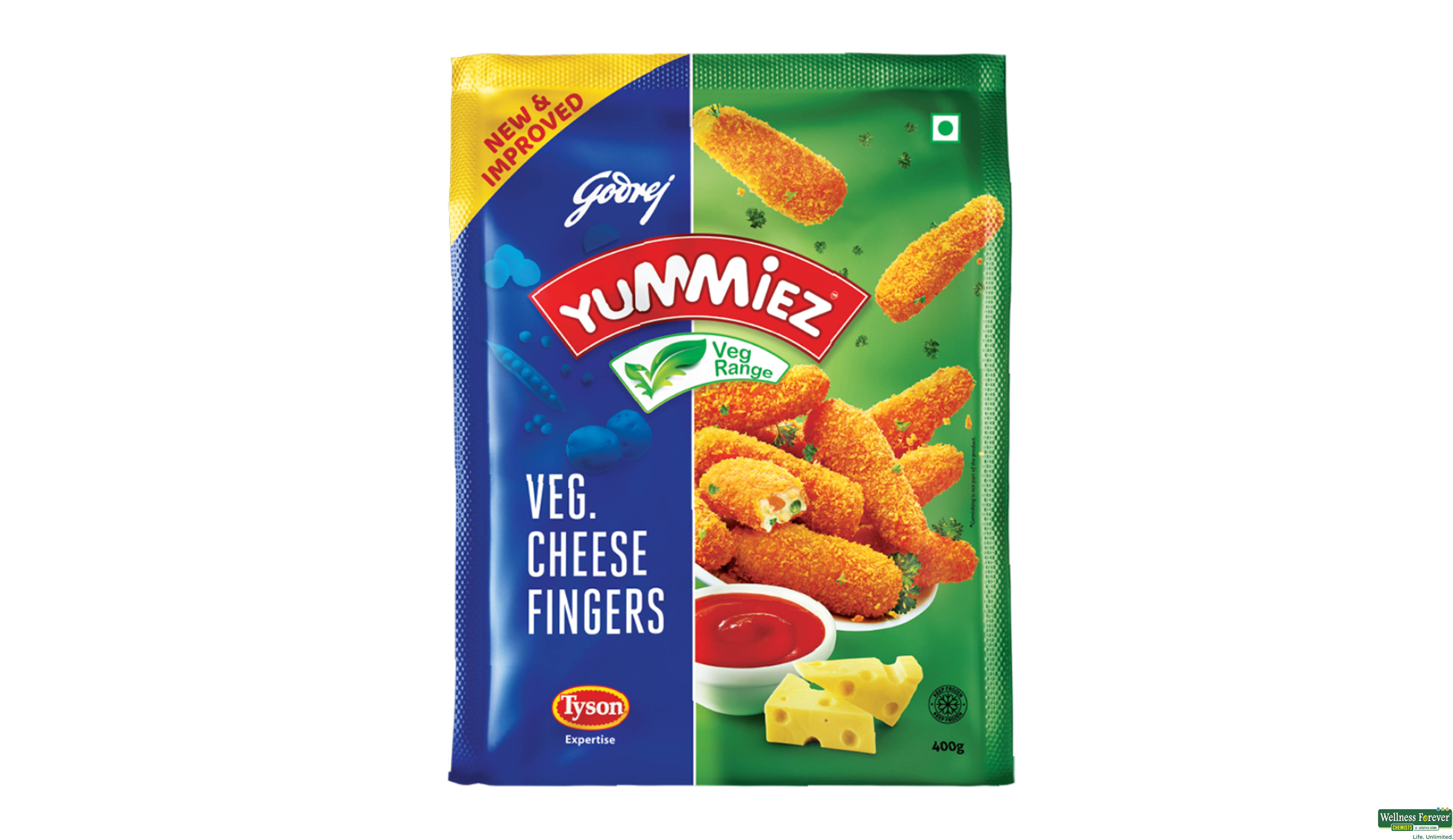 YUMMIEZ CHEESE FINGER 400GM- 1, 400GM, null