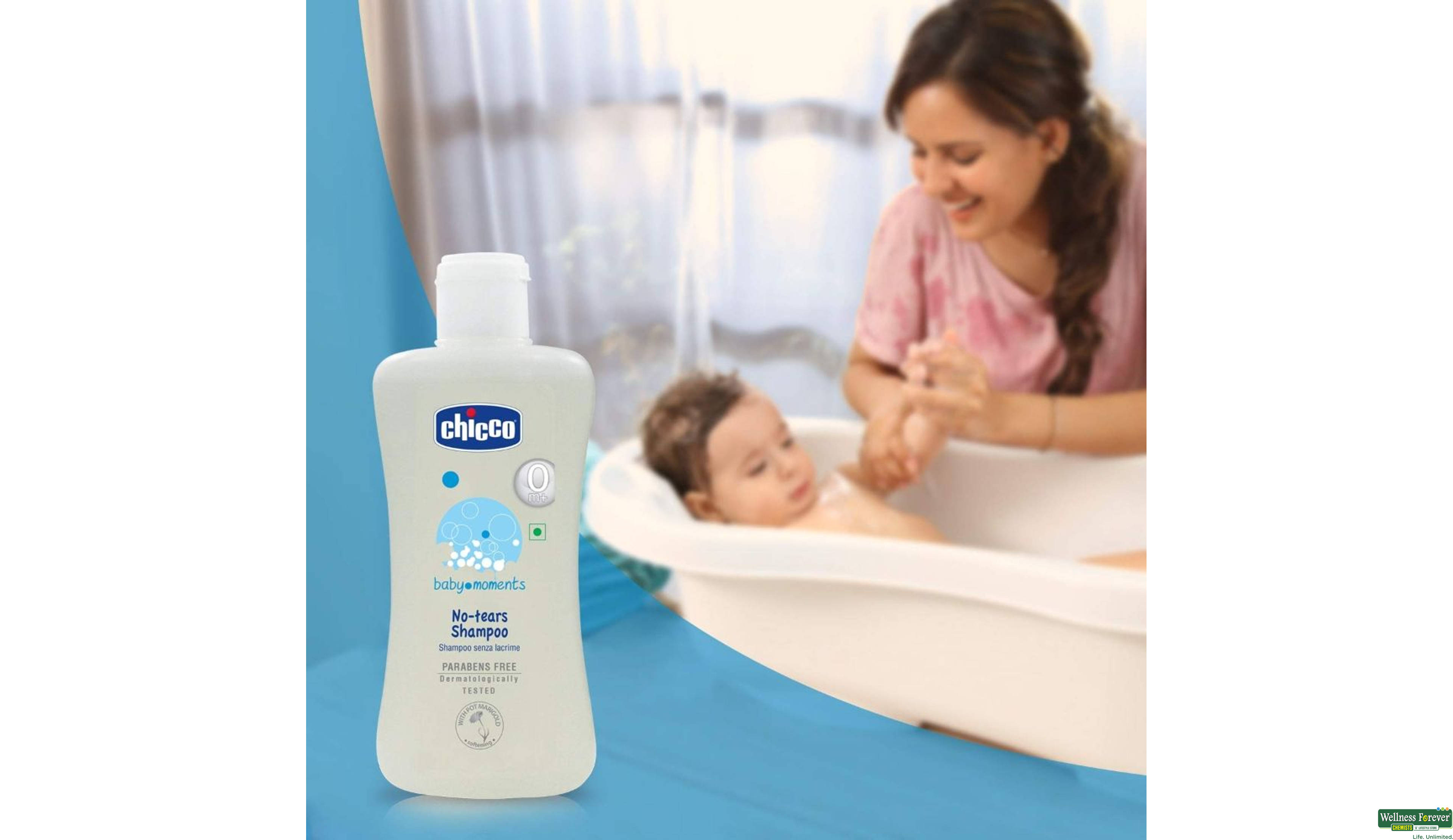 CHICCO BABY SHMP NO TEARS 200ML- 4, 200ML, 