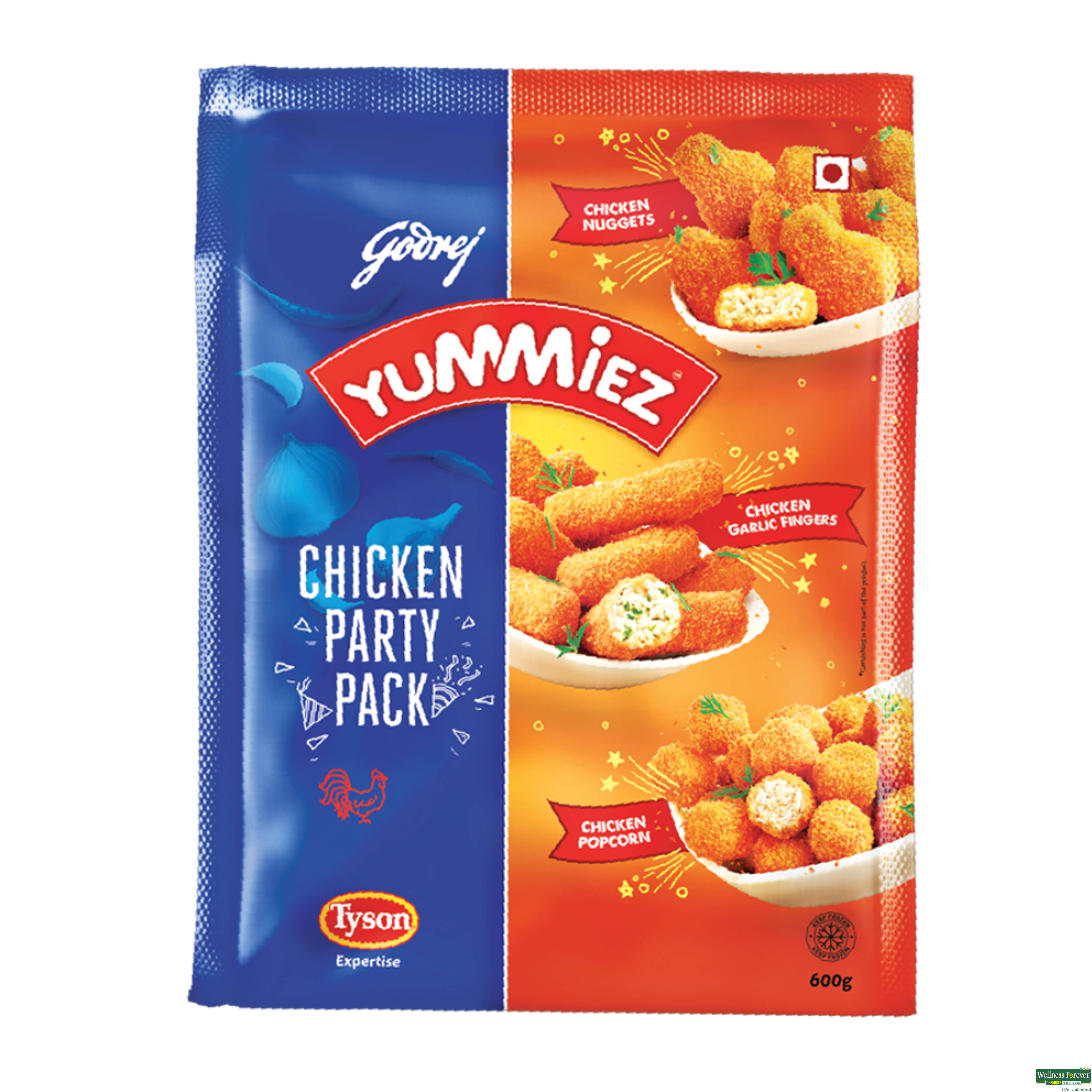 Yummiez Chicken Party Pack 600Gm-image