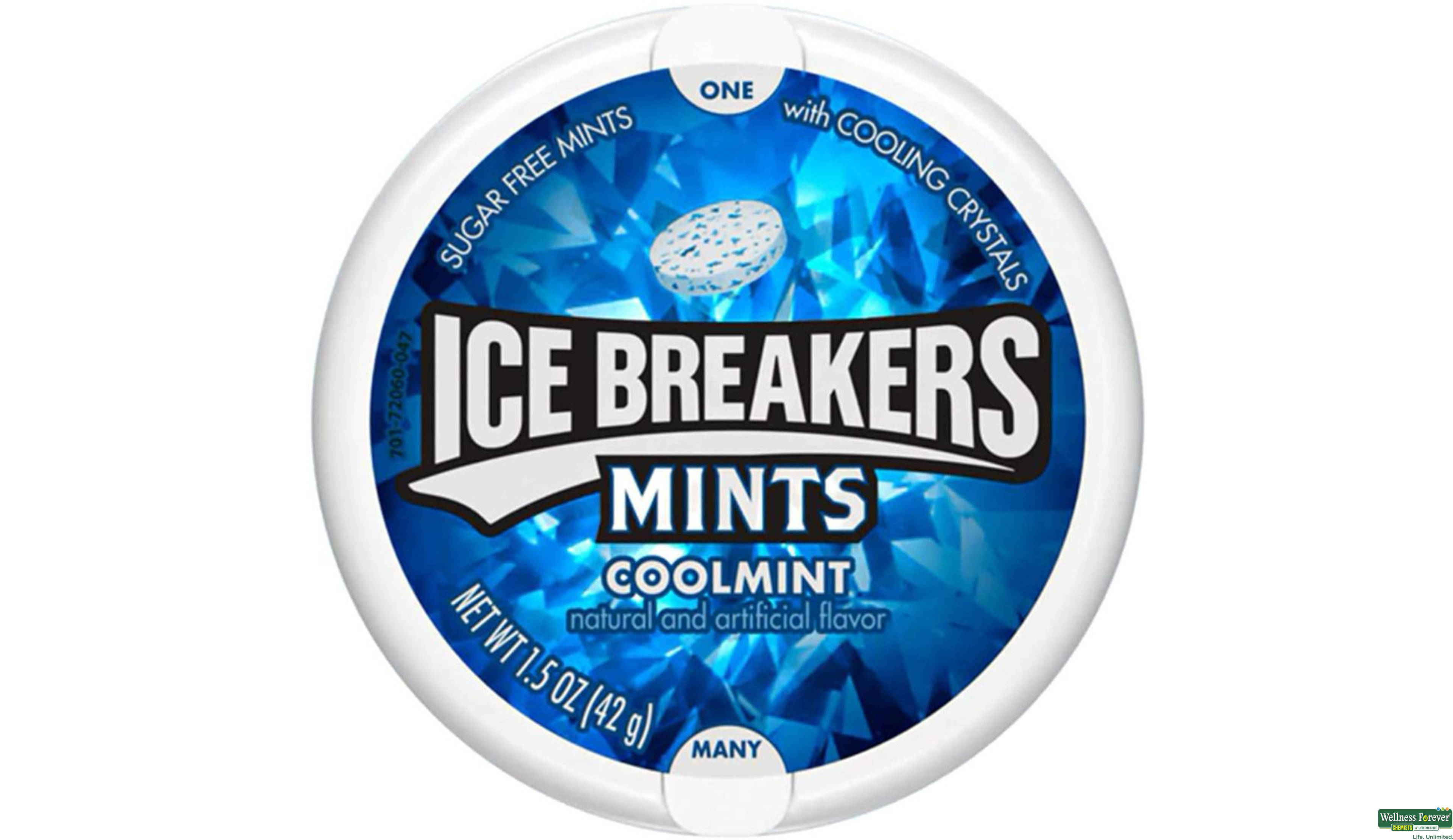 ICE BREAKERS MINTS COOLMINT 42GM- 1, 42GM, 